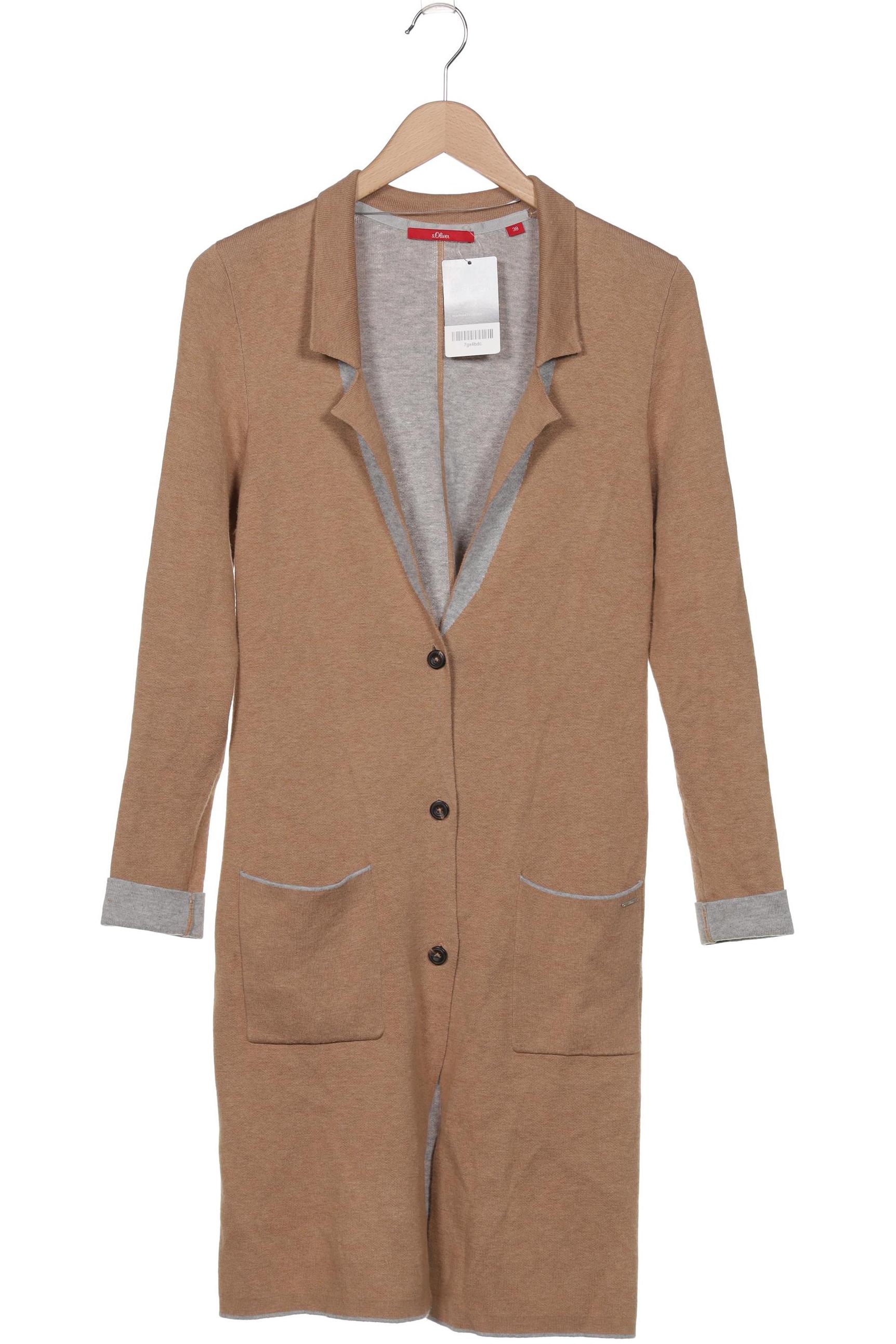 

s.Oliver Damen Strickjacke, braun, Gr. 38