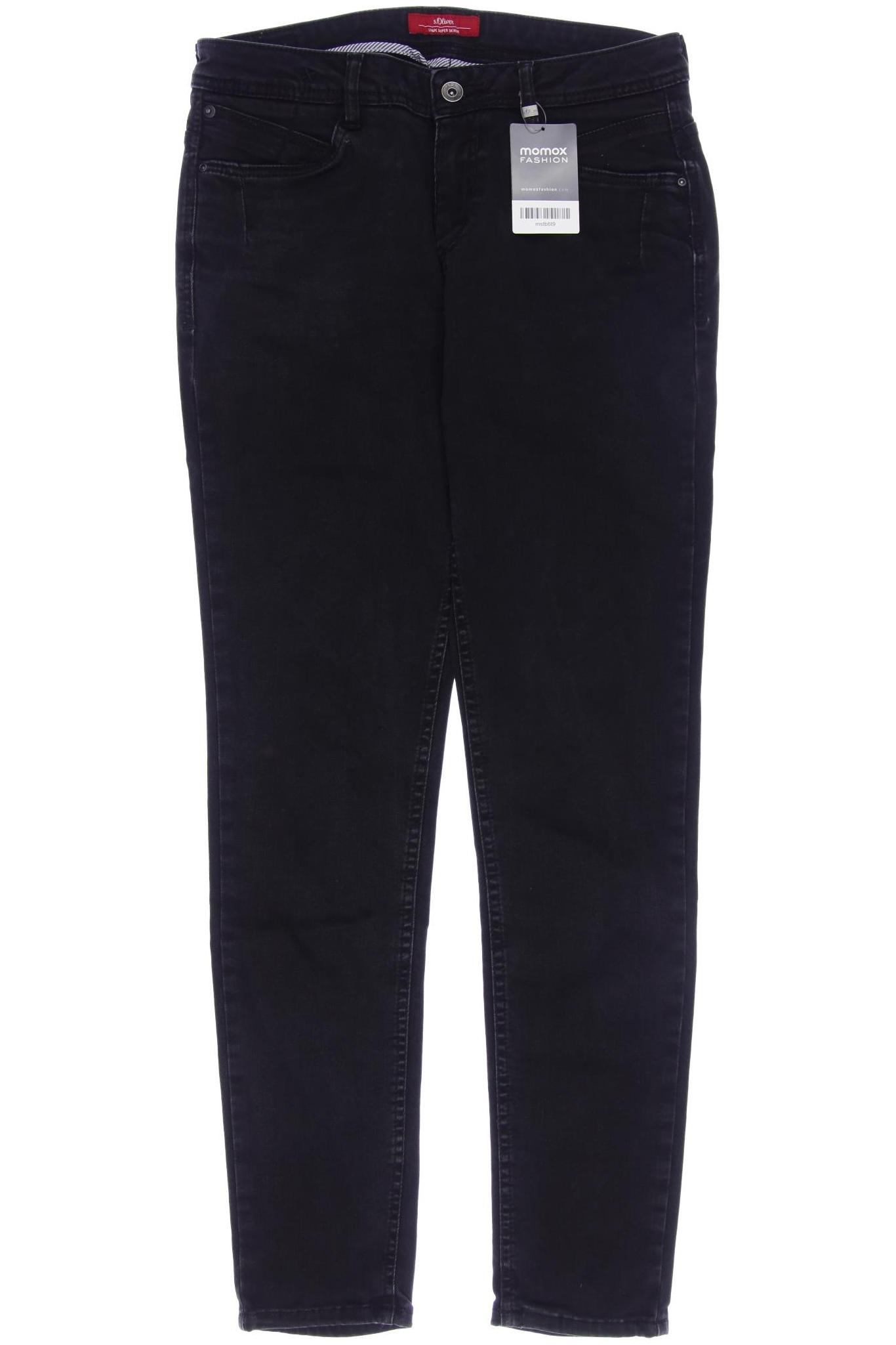 

s.Oliver Damen Jeans, schwarz, Gr. 30