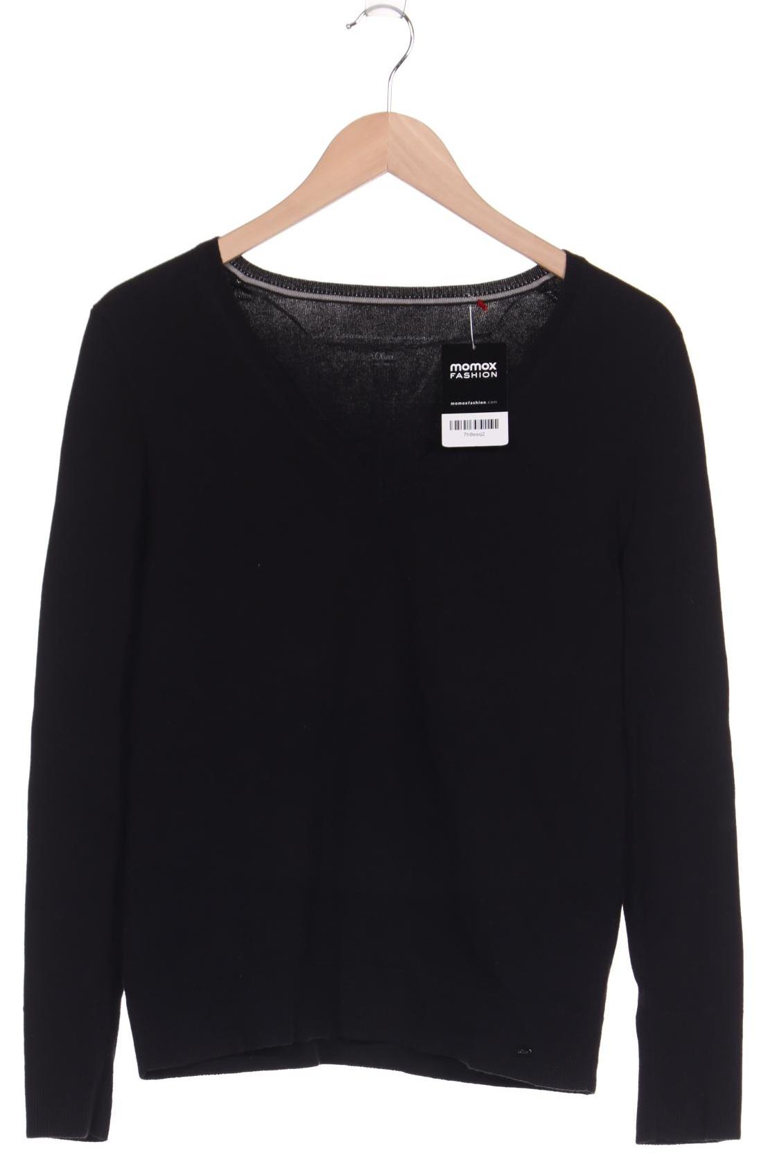 

s.Oliver Damen Pullover, schwarz