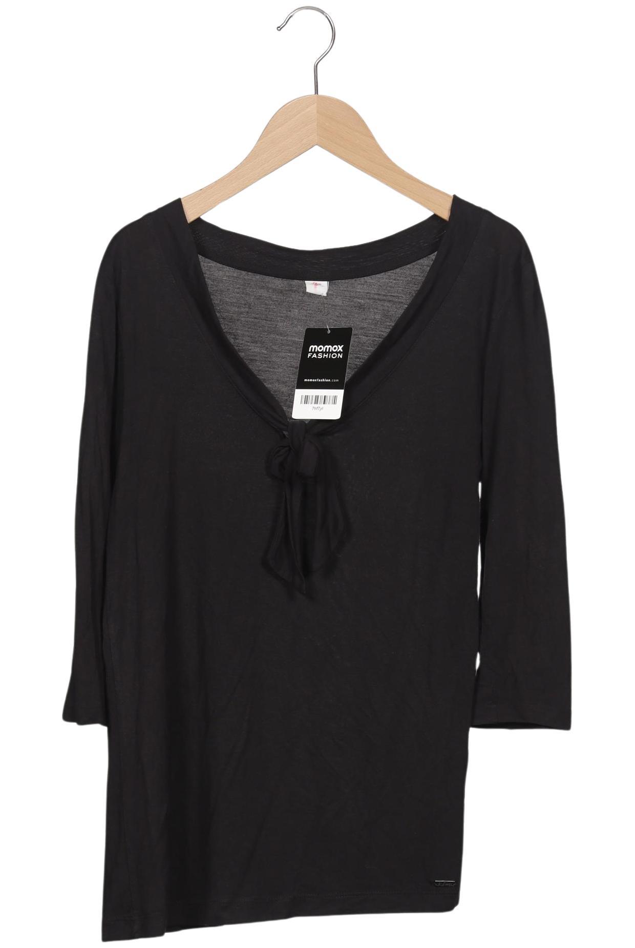 

s.Oliver Damen Langarmshirt, schwarz, Gr. 38