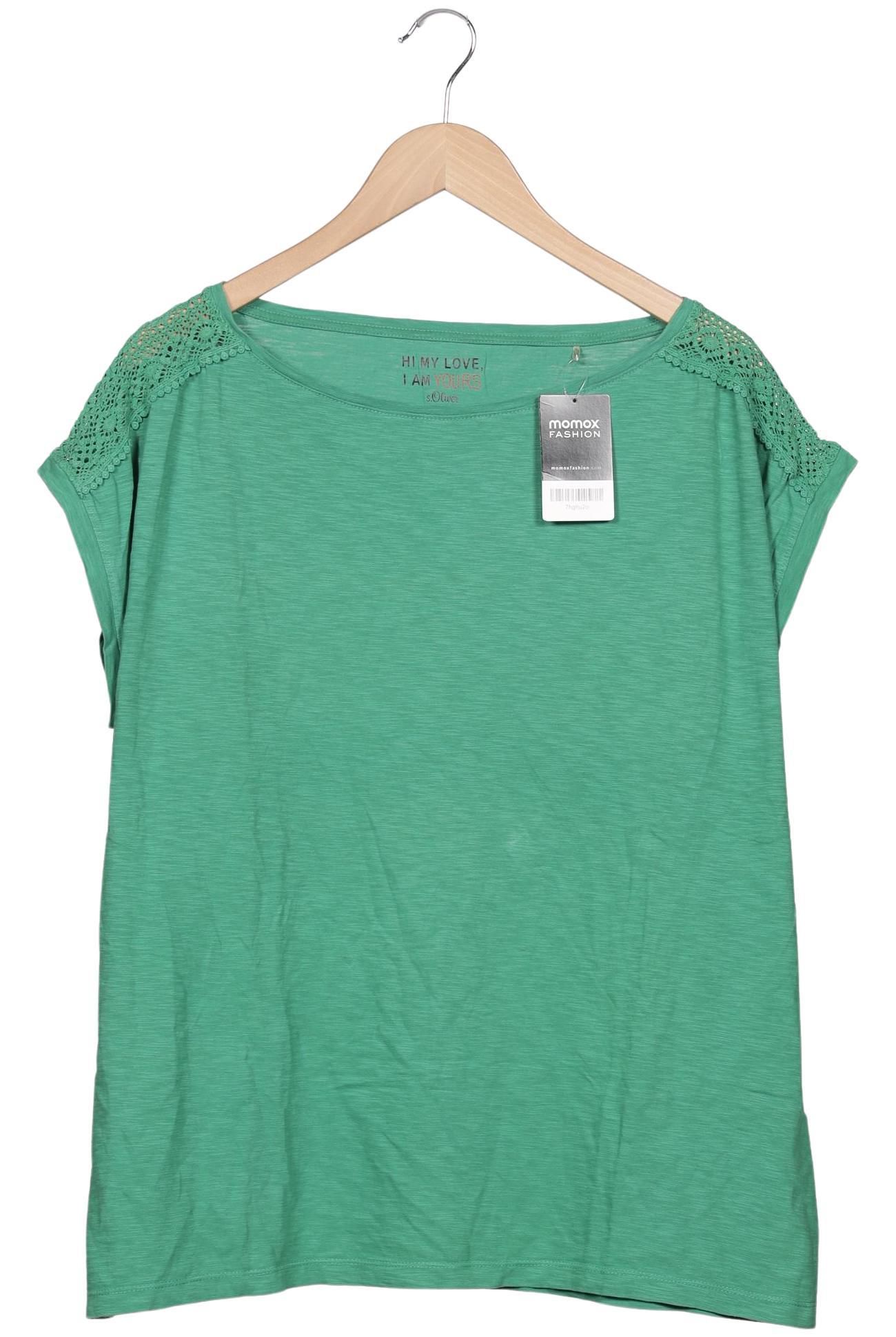 

s.Oliver Damen T-Shirt, grün, Gr. 44
