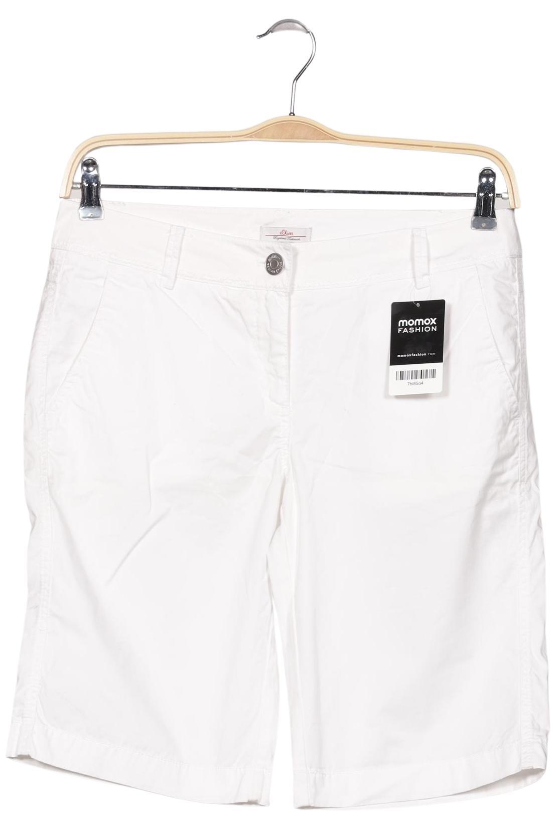 

s.Oliver Damen Shorts, weiß, Gr. 36