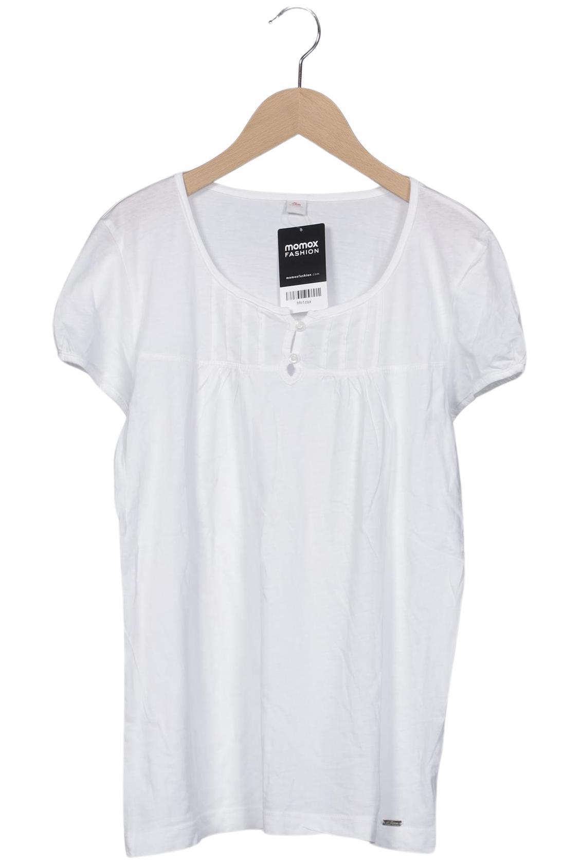 

s.Oliver Damen T-Shirt, weiß, Gr. 38