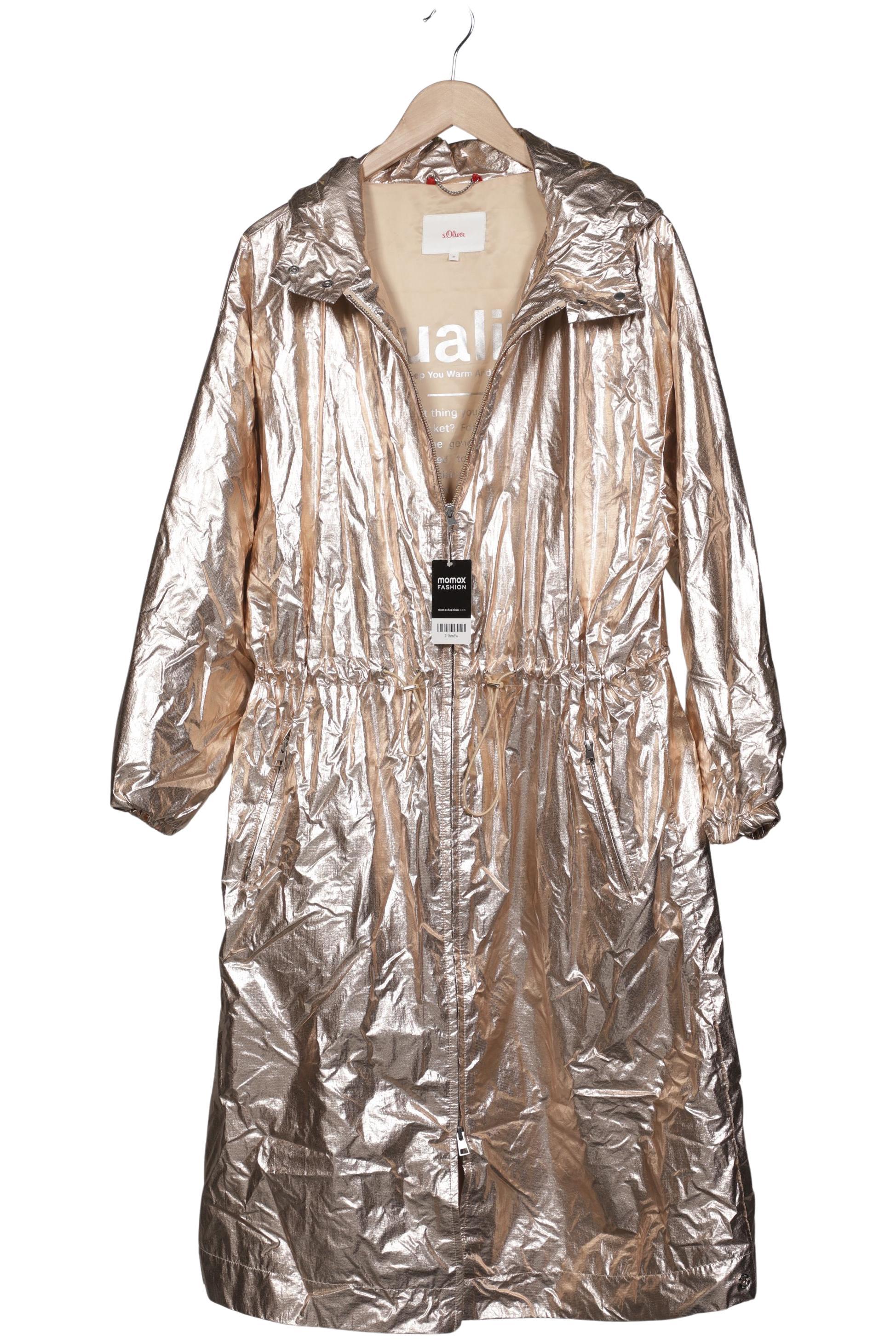 

s.Oliver Damen Mantel, gold, Gr. 38