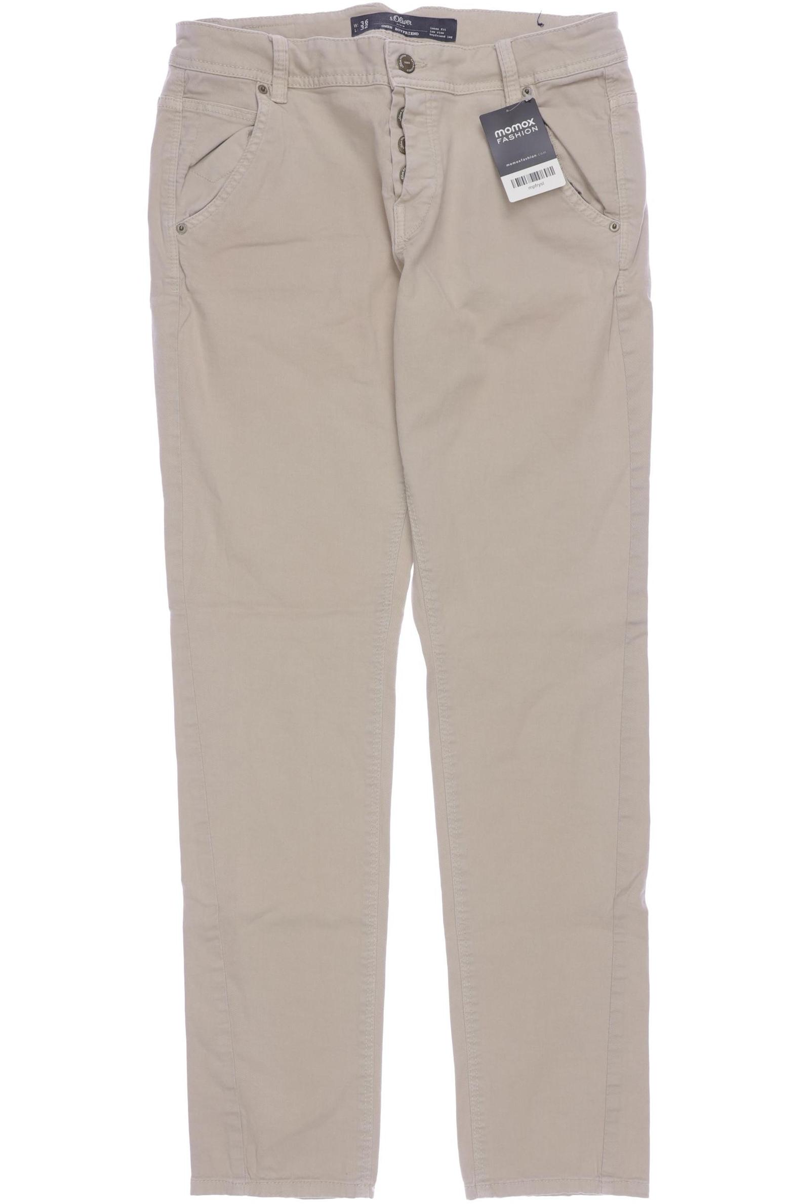 

s.Oliver Damen Jeans, beige, Gr. 36