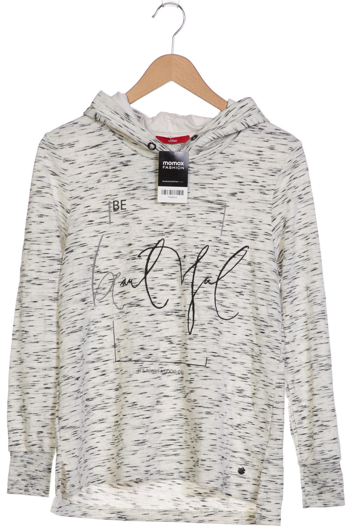

s.Oliver Damen Kapuzenpullover, cremeweiß, Gr. 38