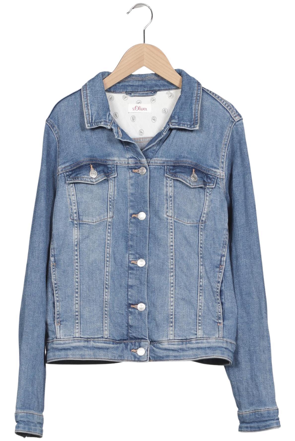 

s.Oliver Damen Jacke, blau, Gr. 38