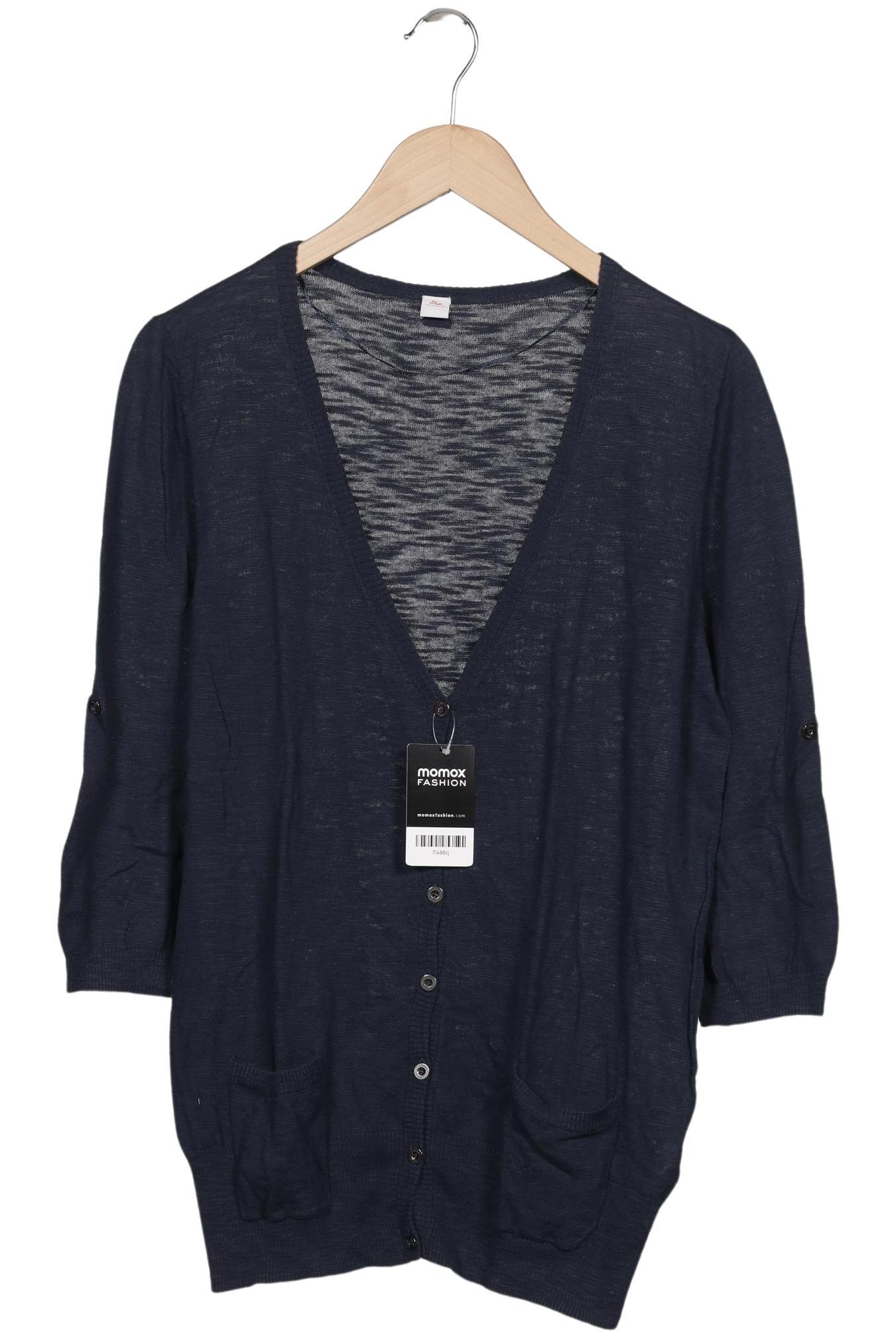 

s.Oliver Damen Strickjacke, marineblau, Gr. 44