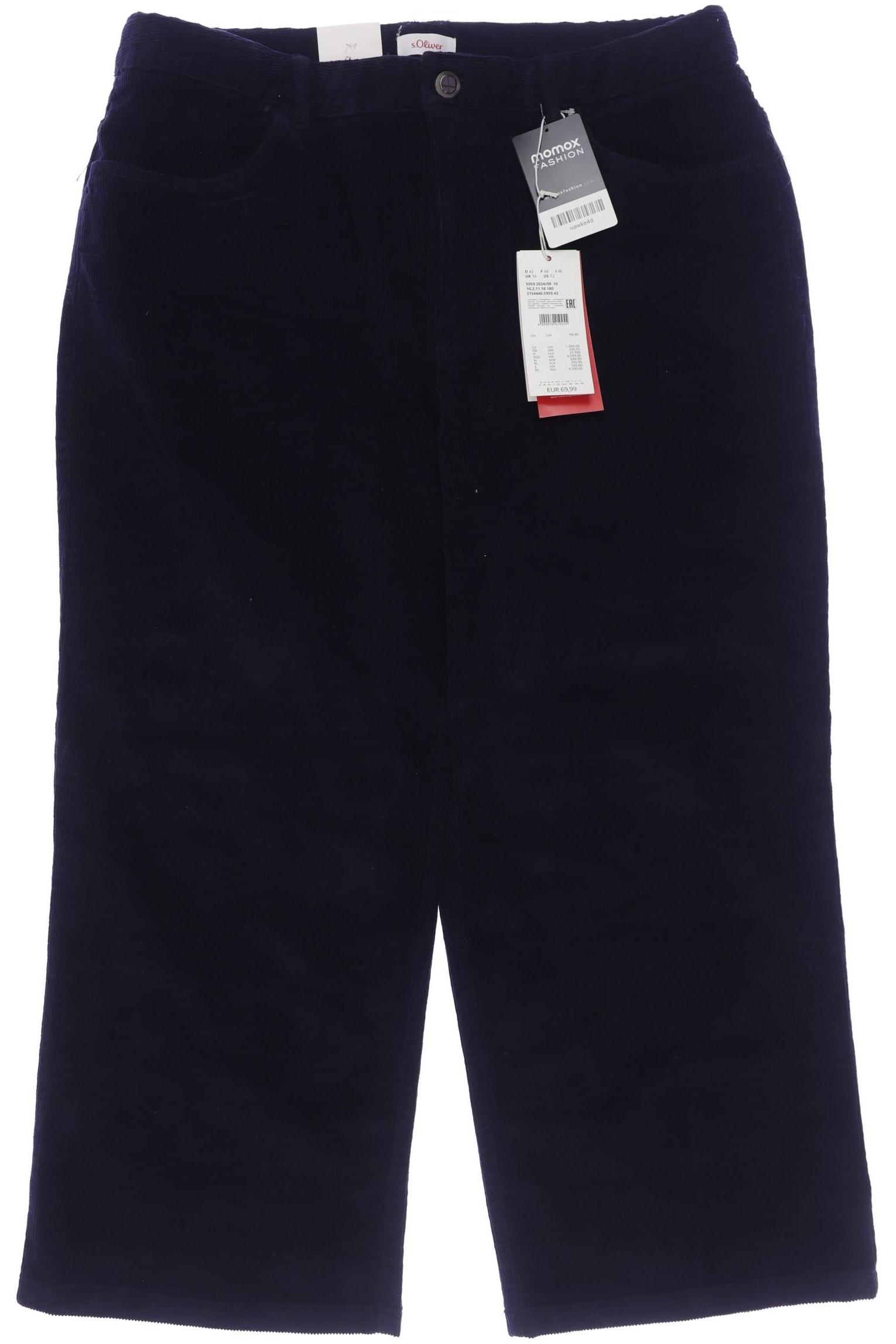 

s.Oliver Damen Stoffhose, marineblau, Gr. 42