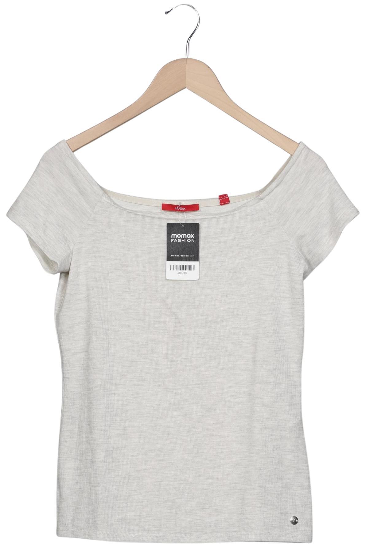 

s.Oliver Damen T-Shirt, cremeweiß, Gr. 38