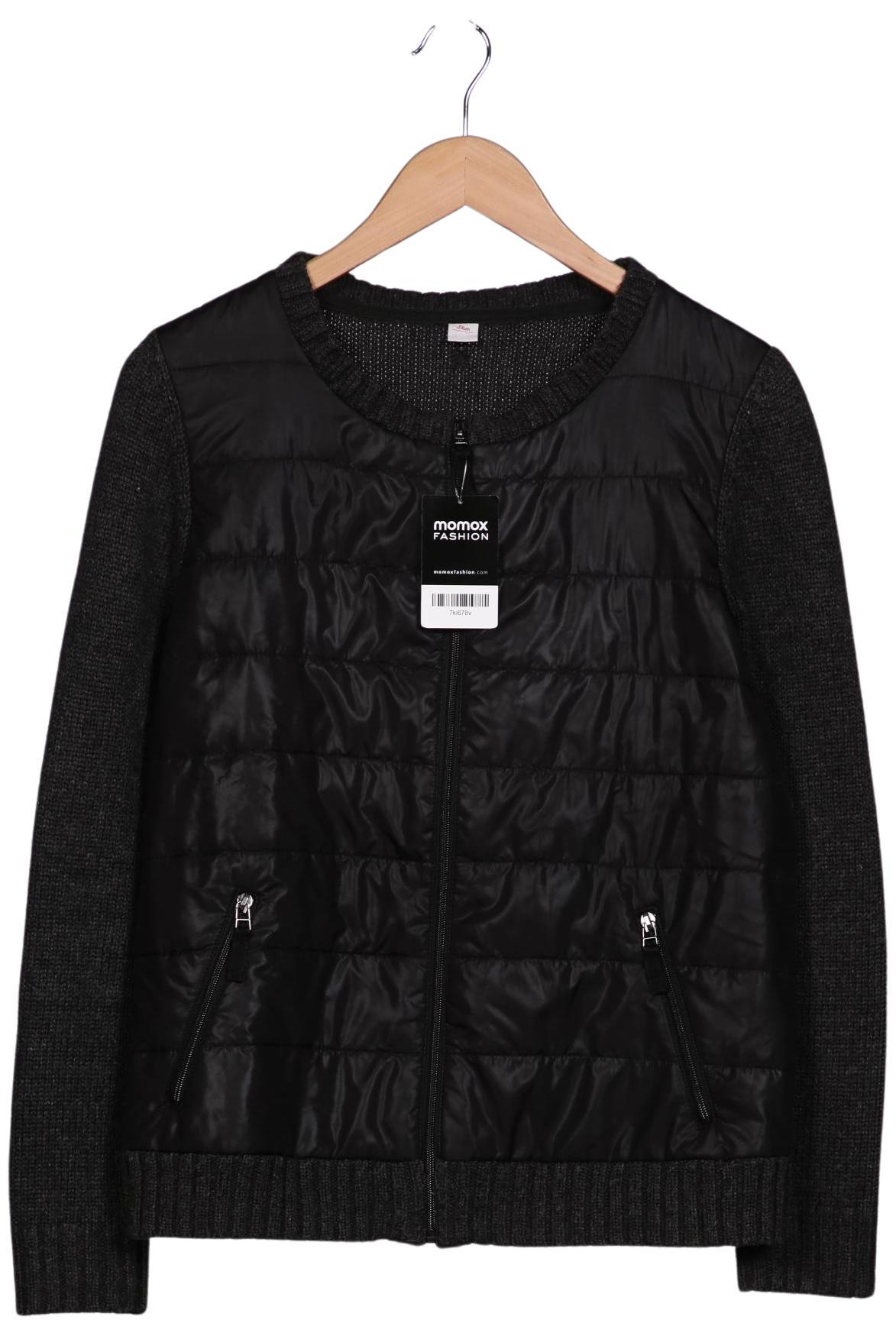 

s.Oliver Damen Strickjacke, grau, Gr. 40