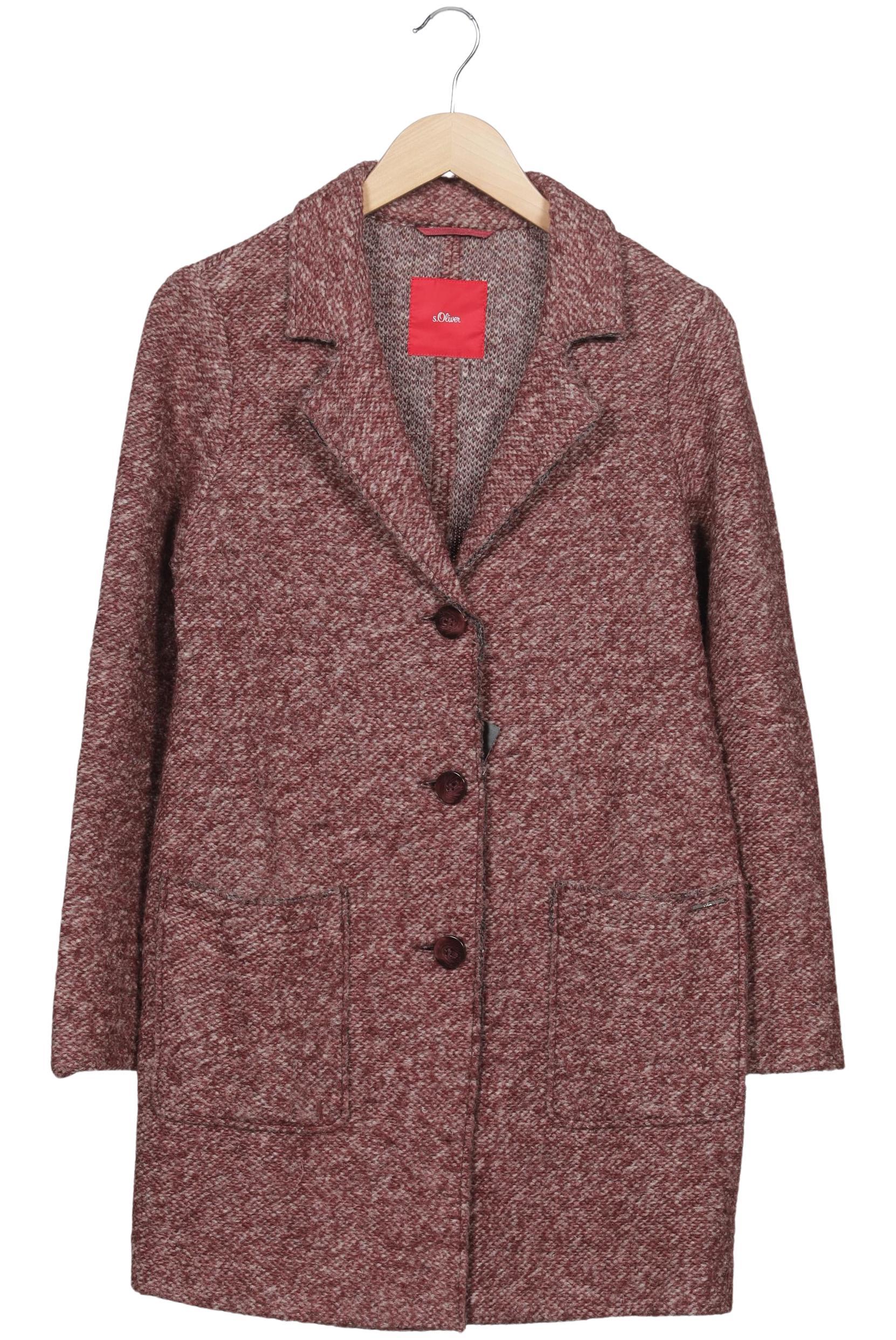 

s.Oliver Damen Mantel, bordeaux, Gr. 38
