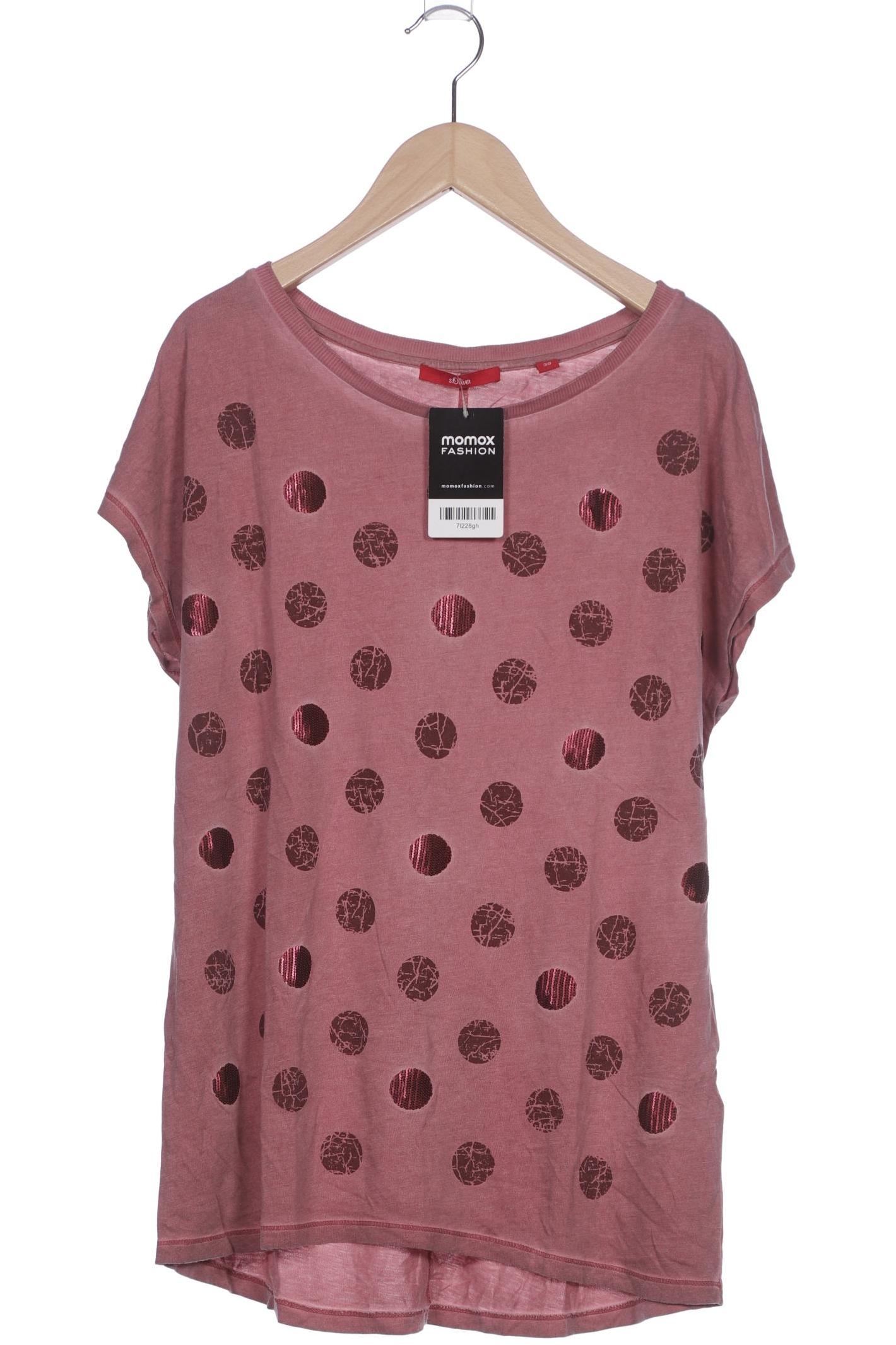 

s.Oliver Damen T-Shirt, bordeaux, Gr. 38
