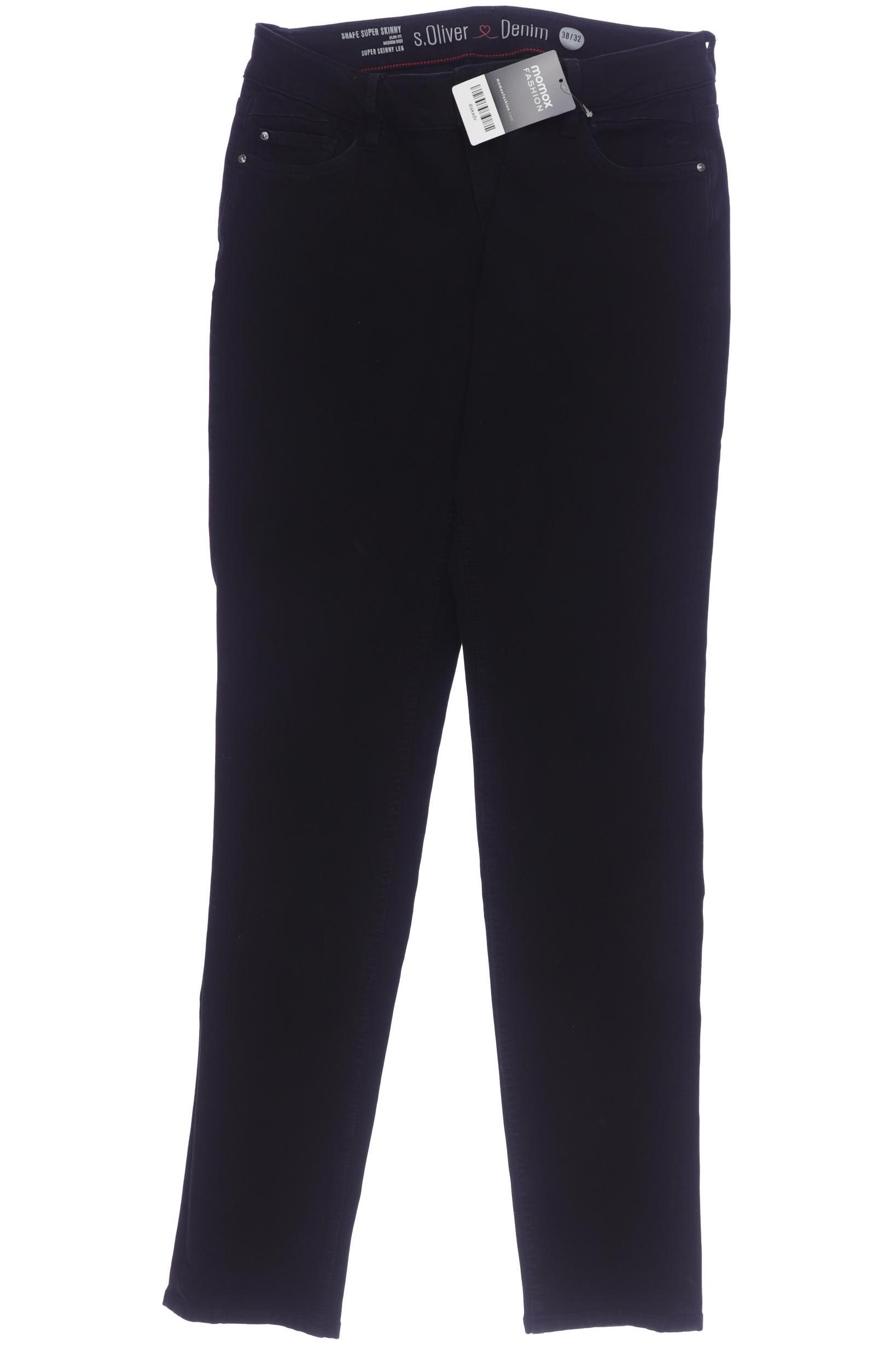 

s.Oliver Damen Jeans, schwarz, Gr. 38