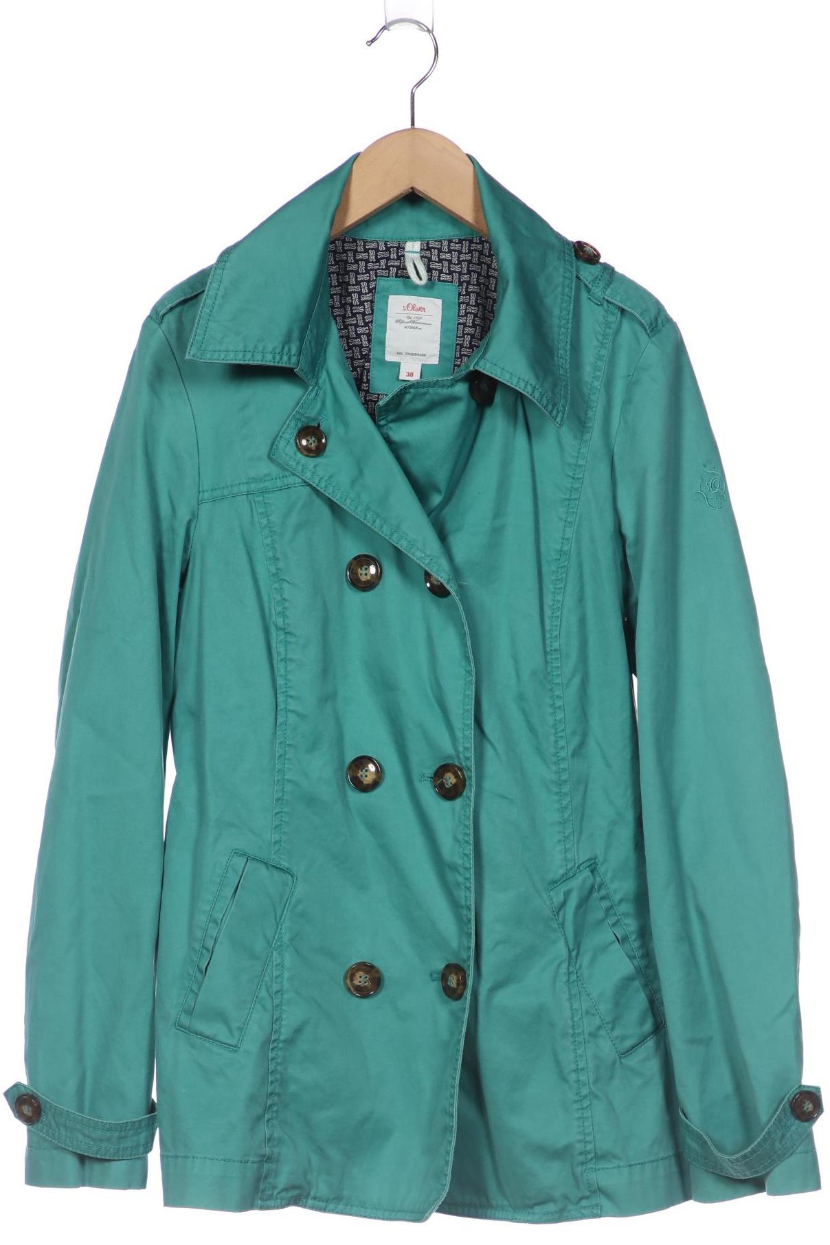 

s.Oliver Damen Jacke, türkis, Gr. 38
