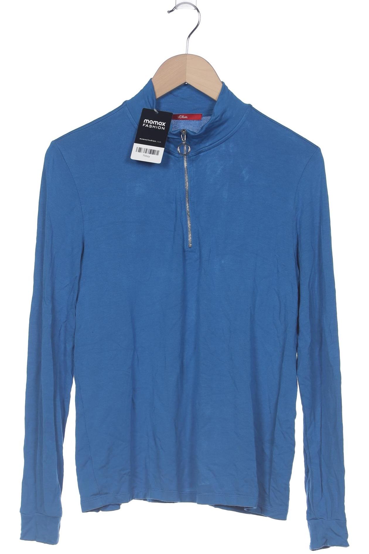 

s.Oliver Damen Langarmshirt, blau, Gr. 40