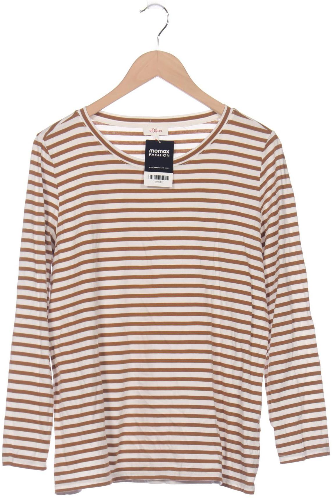 

s.Oliver Damen Langarmshirt, braun, Gr. 44