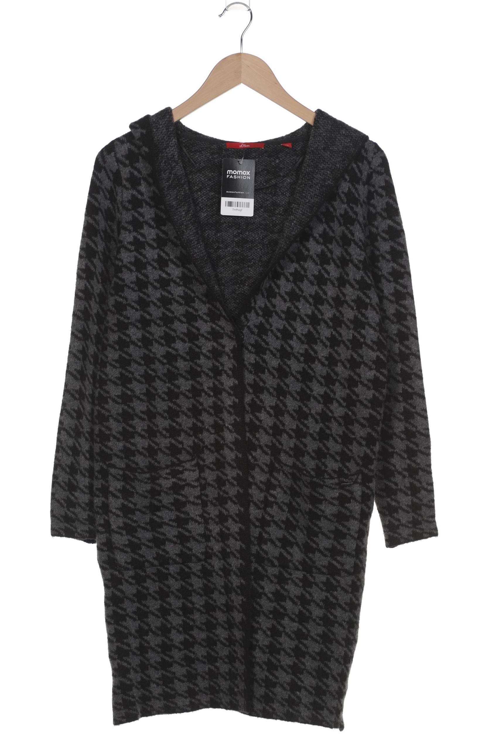 

s.Oliver Damen Strickjacke, grau, Gr. 32