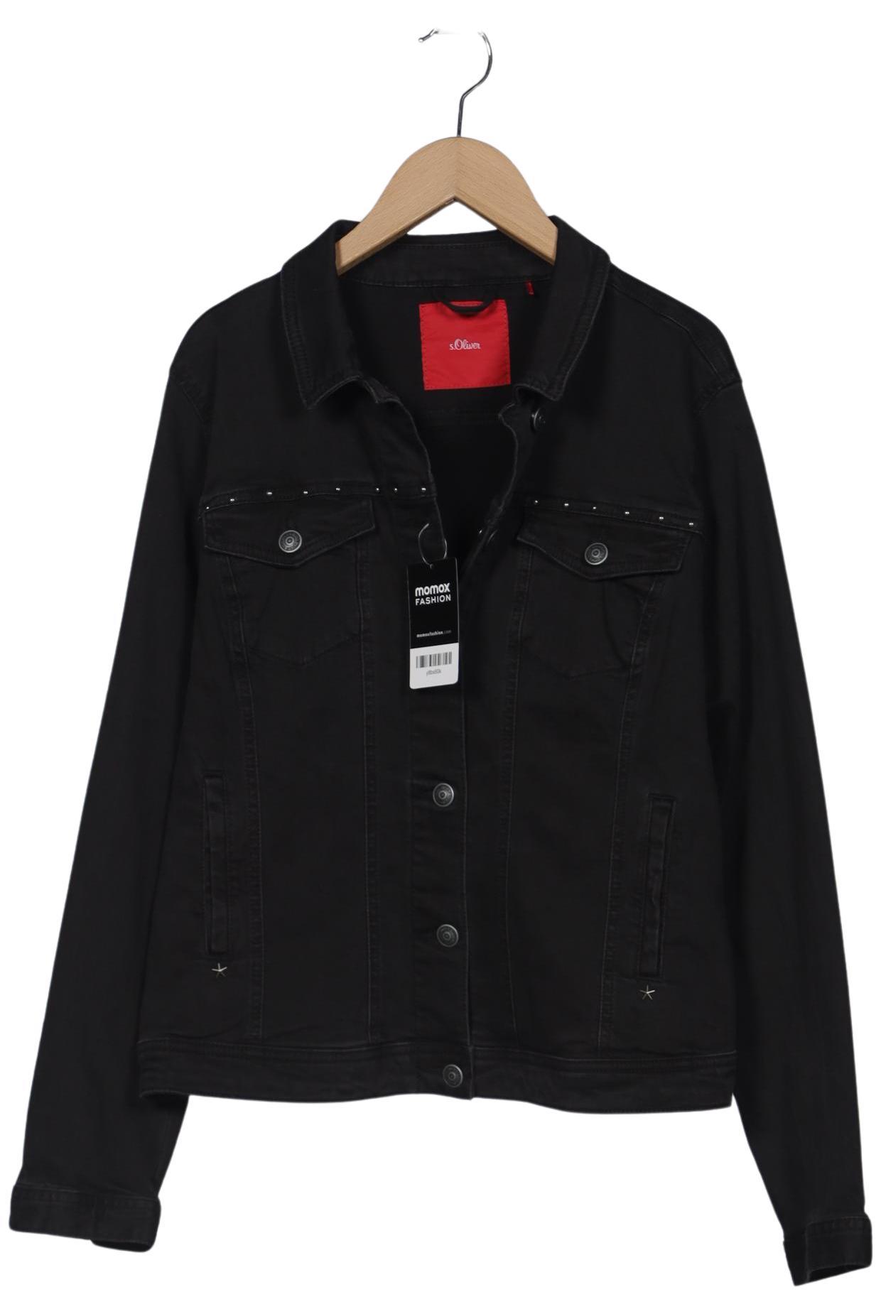 

s.Oliver Damen Jacke, schwarz, Gr. 42