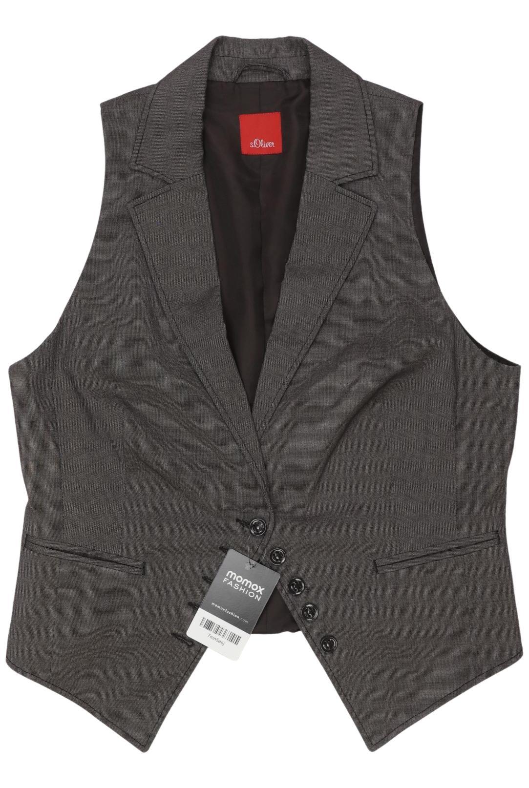 

s.Oliver Damen Weste, grau, Gr. 40