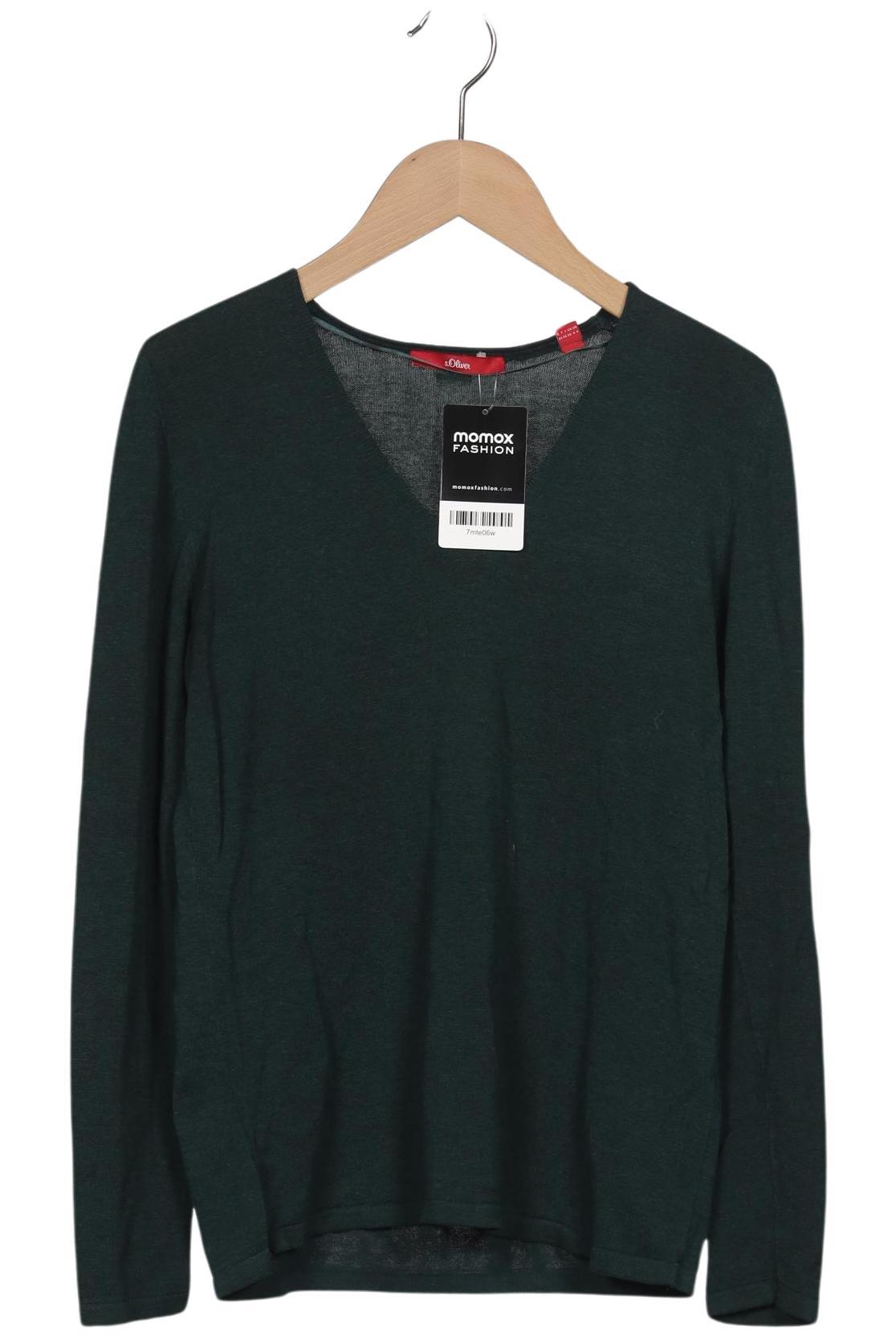 

s.Oliver Damen Pullover, grün, Gr. 34