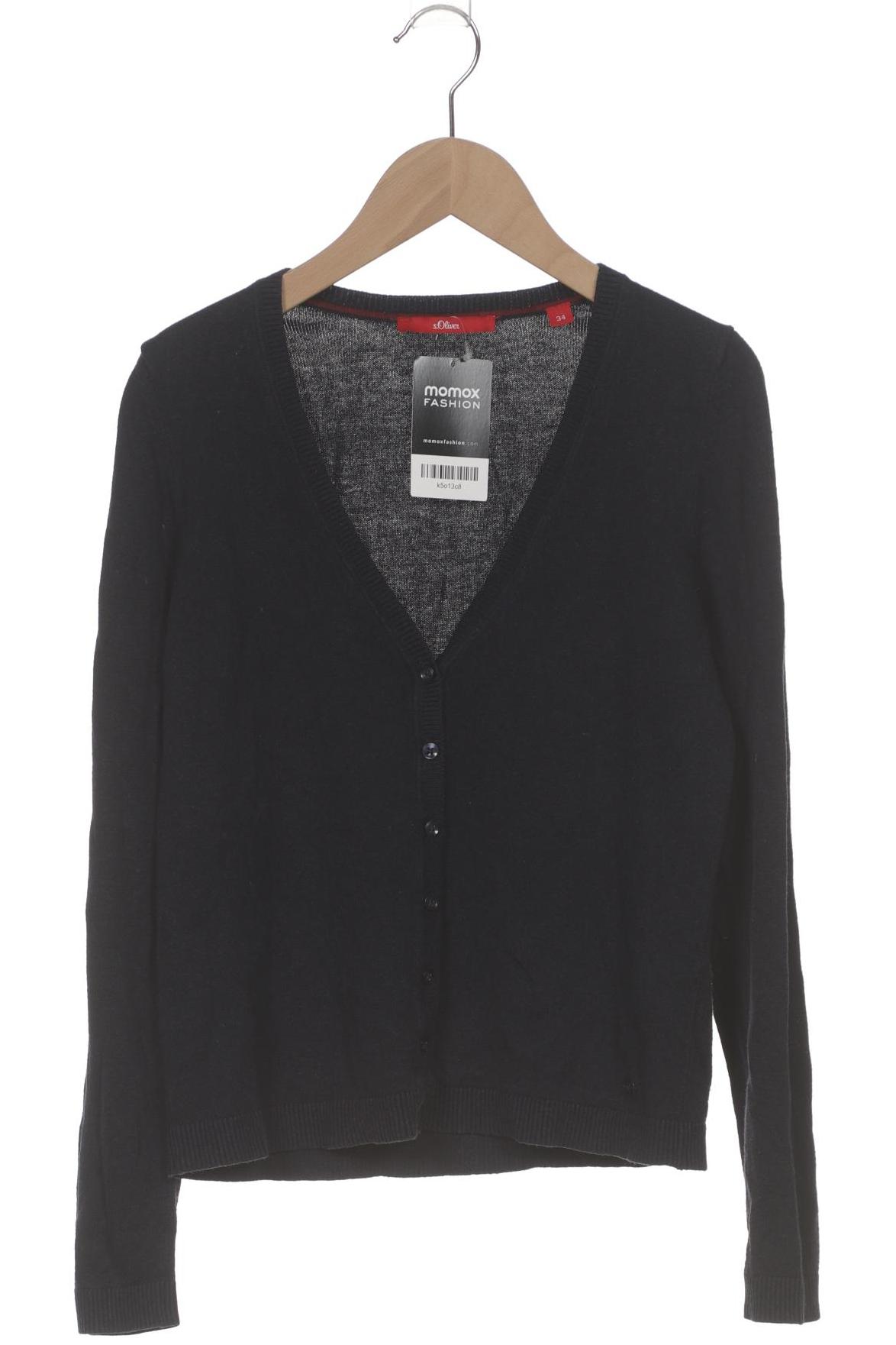 

s.Oliver Damen Strickjacke, marineblau, Gr. 34