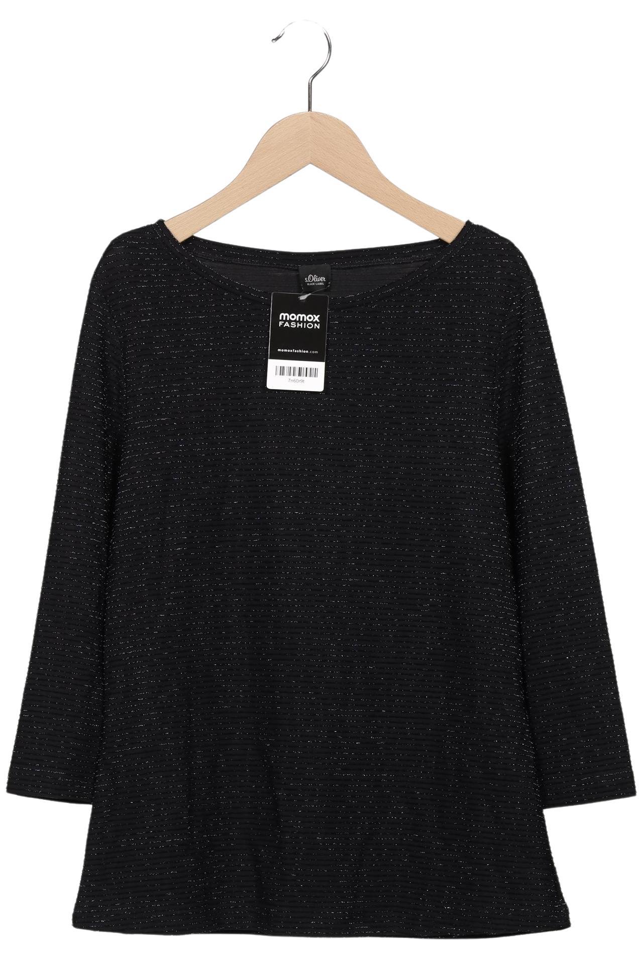 

s.Oliver Damen Langarmshirt, schwarz, Gr. 40
