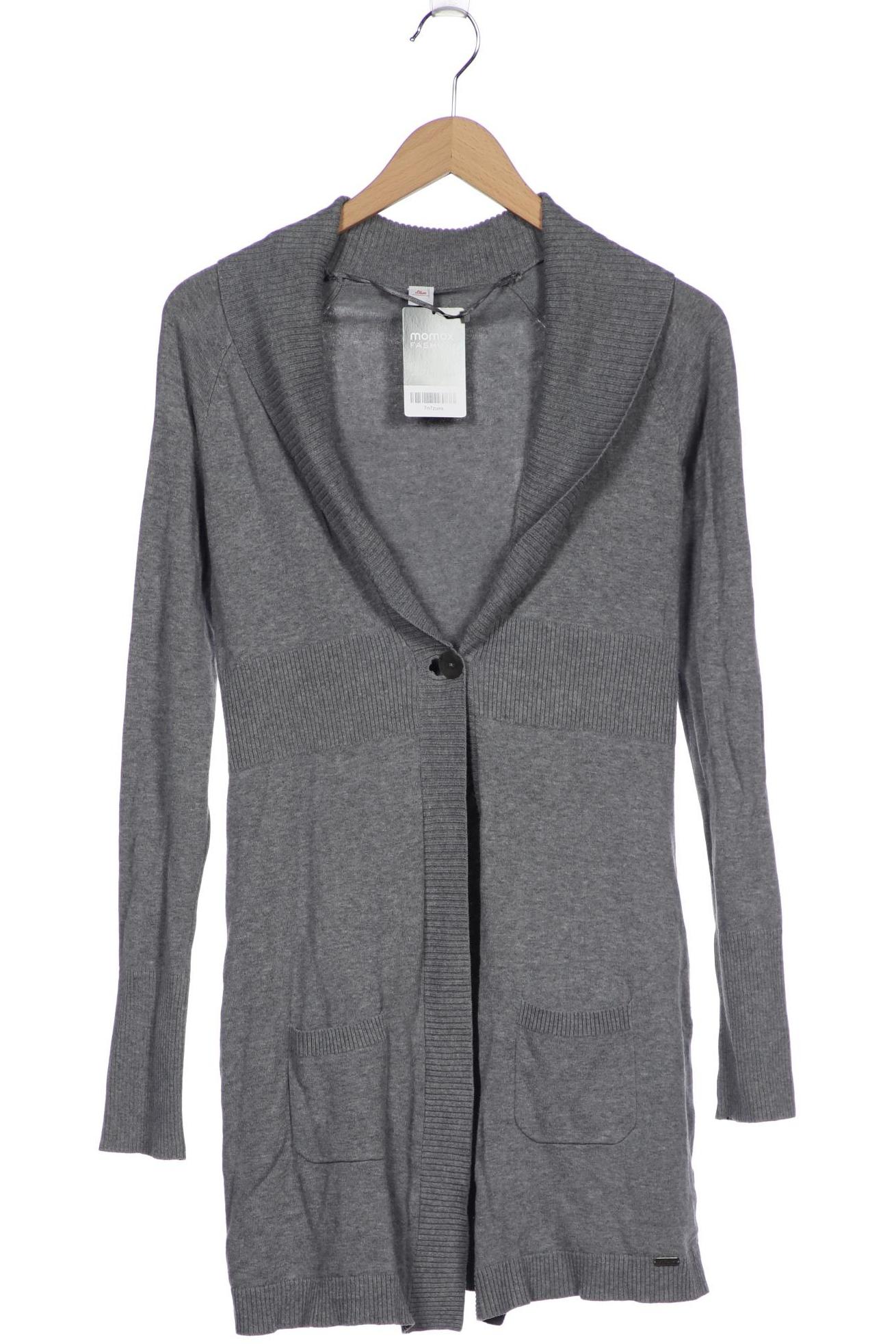 

s.Oliver Damen Strickjacke, grau