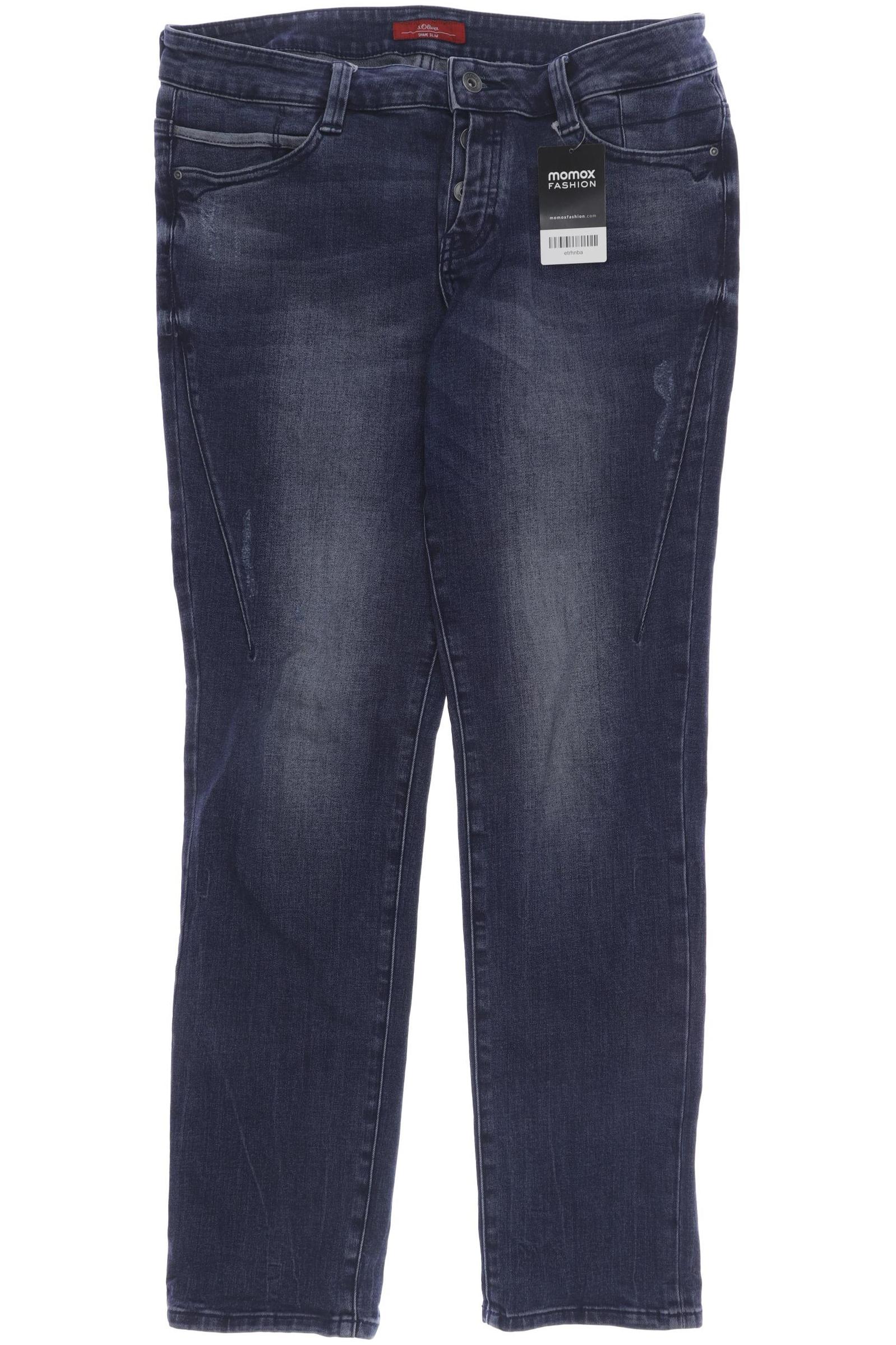 

s.Oliver Damen Jeans, blau