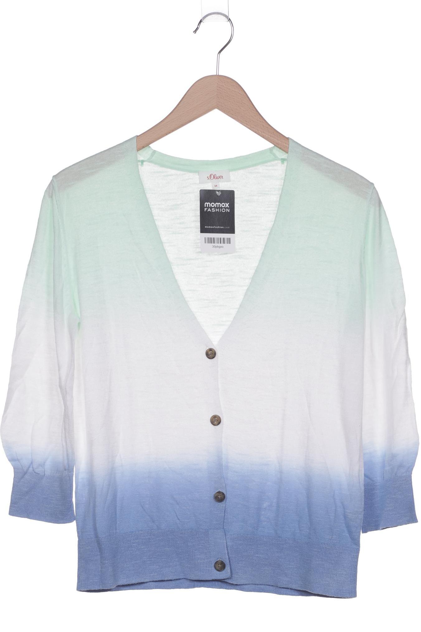 

s.Oliver Damen Strickjacke, weiß, Gr. 34