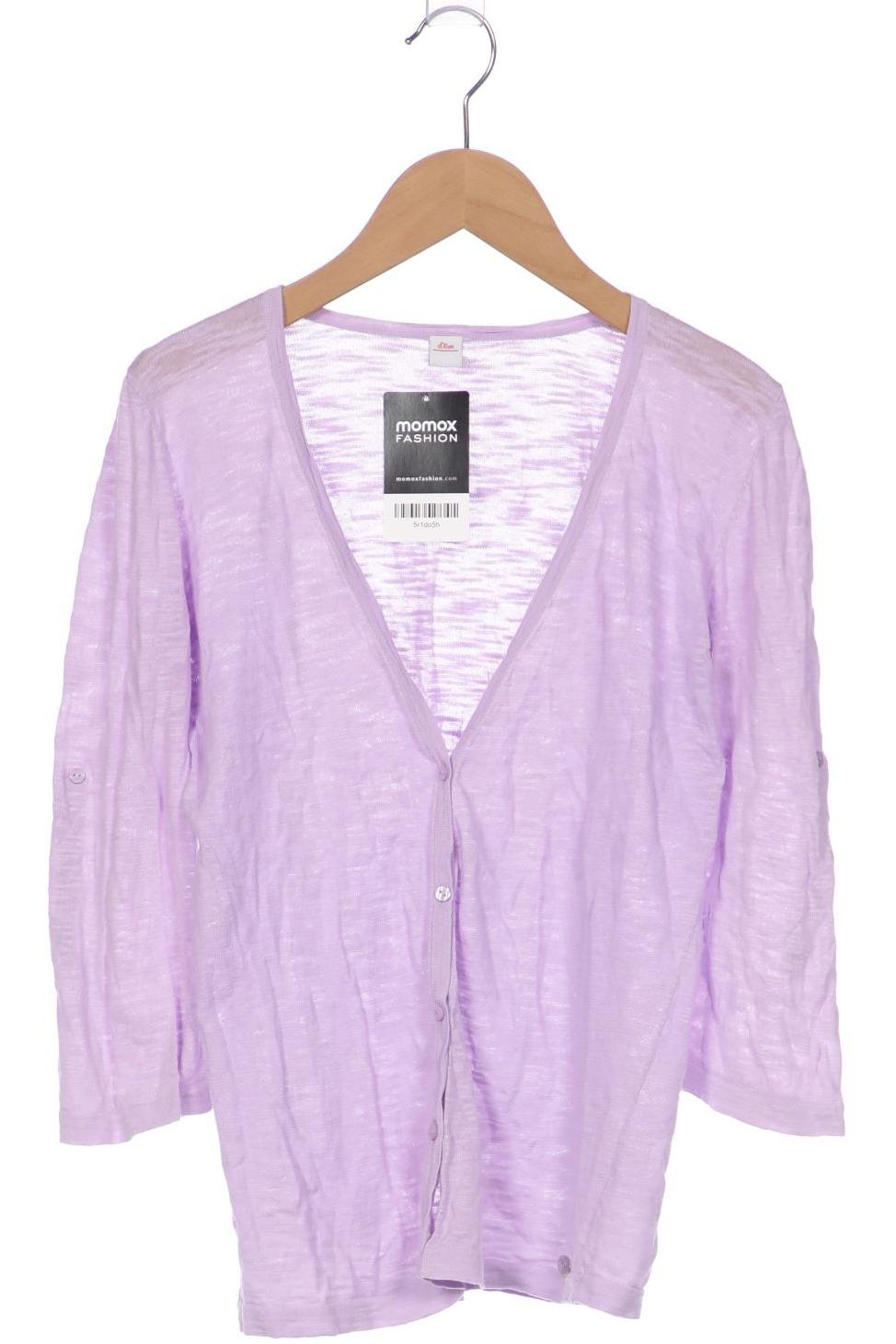 

s.Oliver Damen Strickjacke, flieder, Gr. 38
