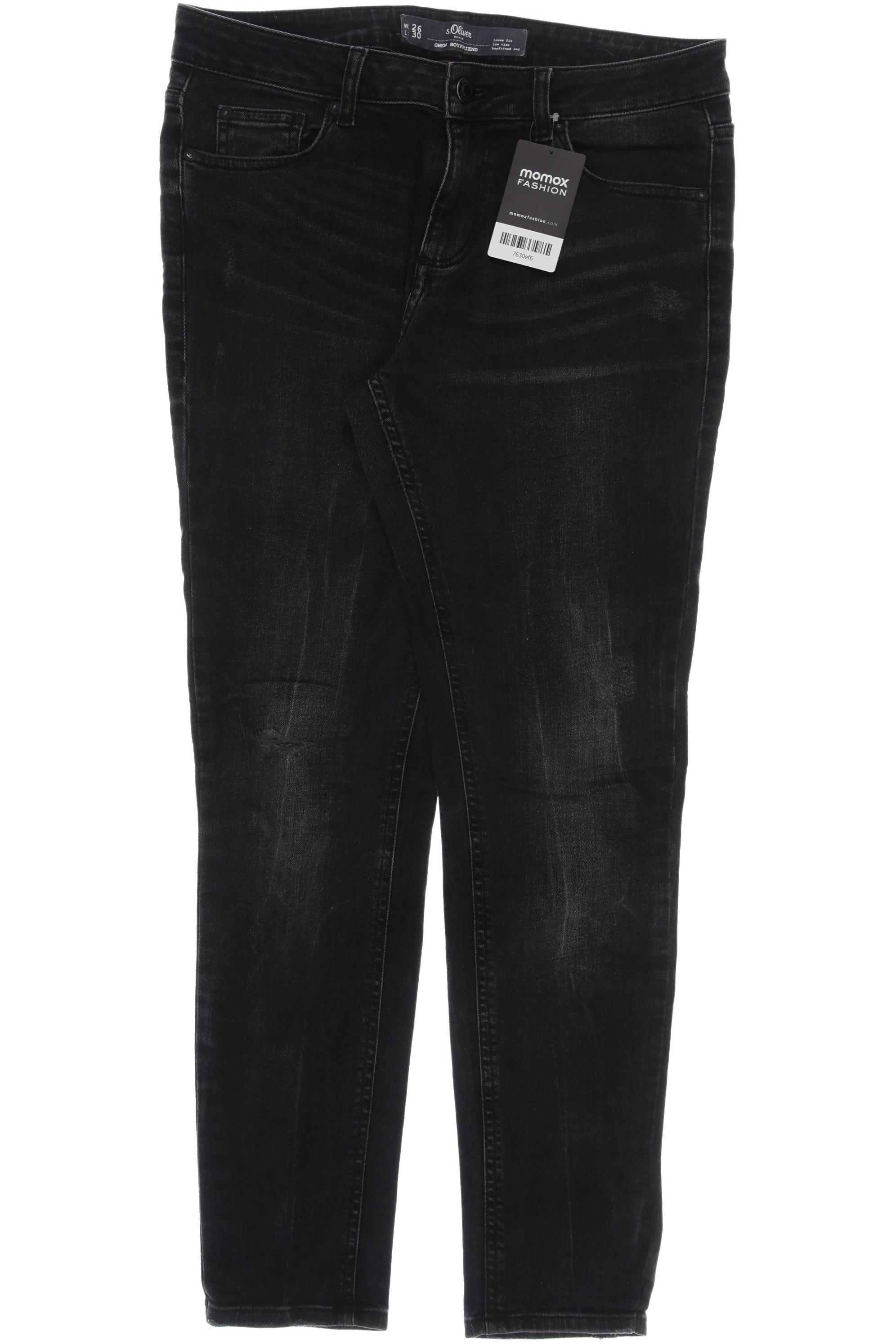 

s.Oliver Damen Jeans, schwarz