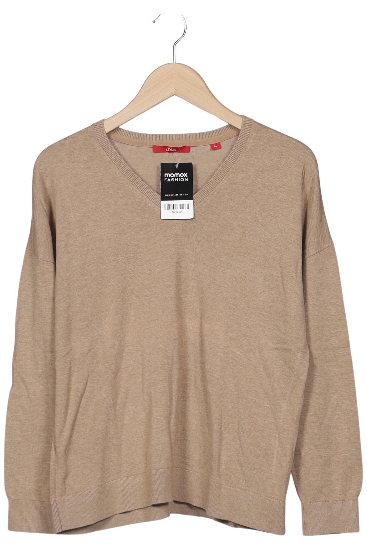 

s.Oliver Damen Pullover, beige, Gr. 40