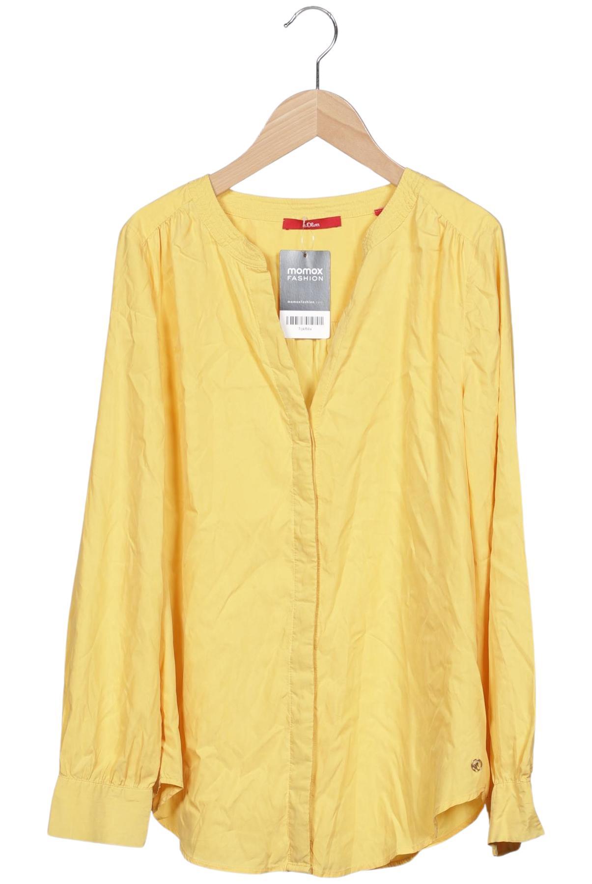 

s.Oliver Damen Bluse, gelb, Gr. 38