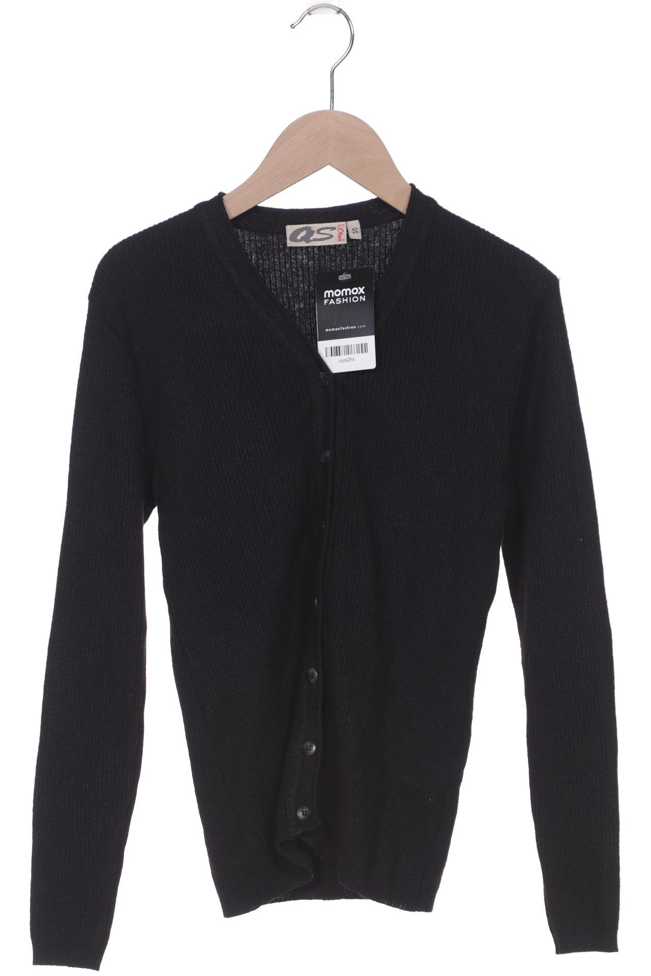

s.Oliver Damen Strickjacke, schwarz, Gr. 36