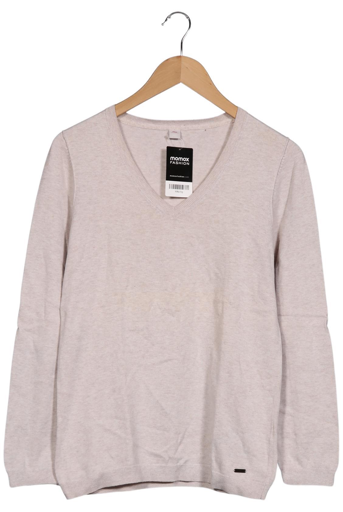 

s.Oliver Damen Pullover, beige, Gr. 40