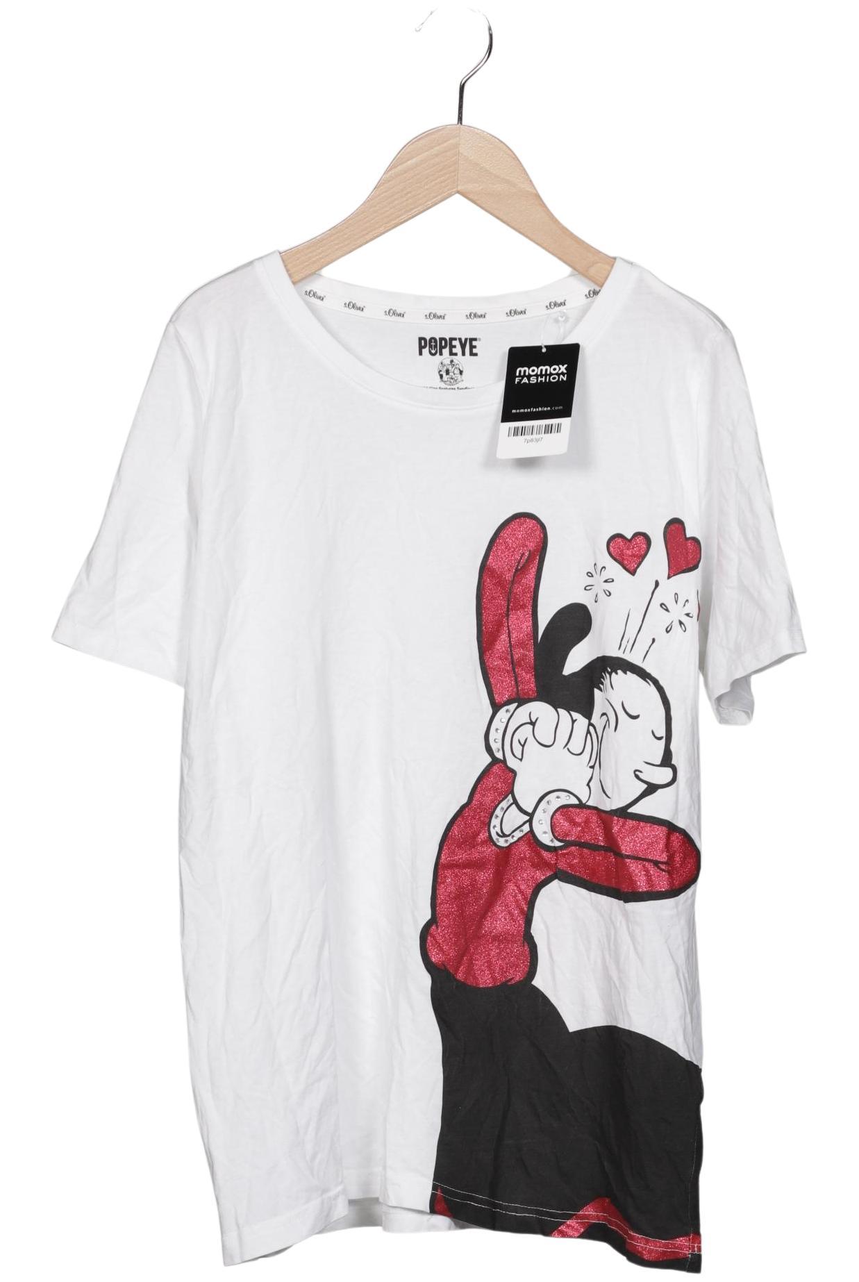 

s.Oliver Damen T-Shirt, weiß, Gr. 40