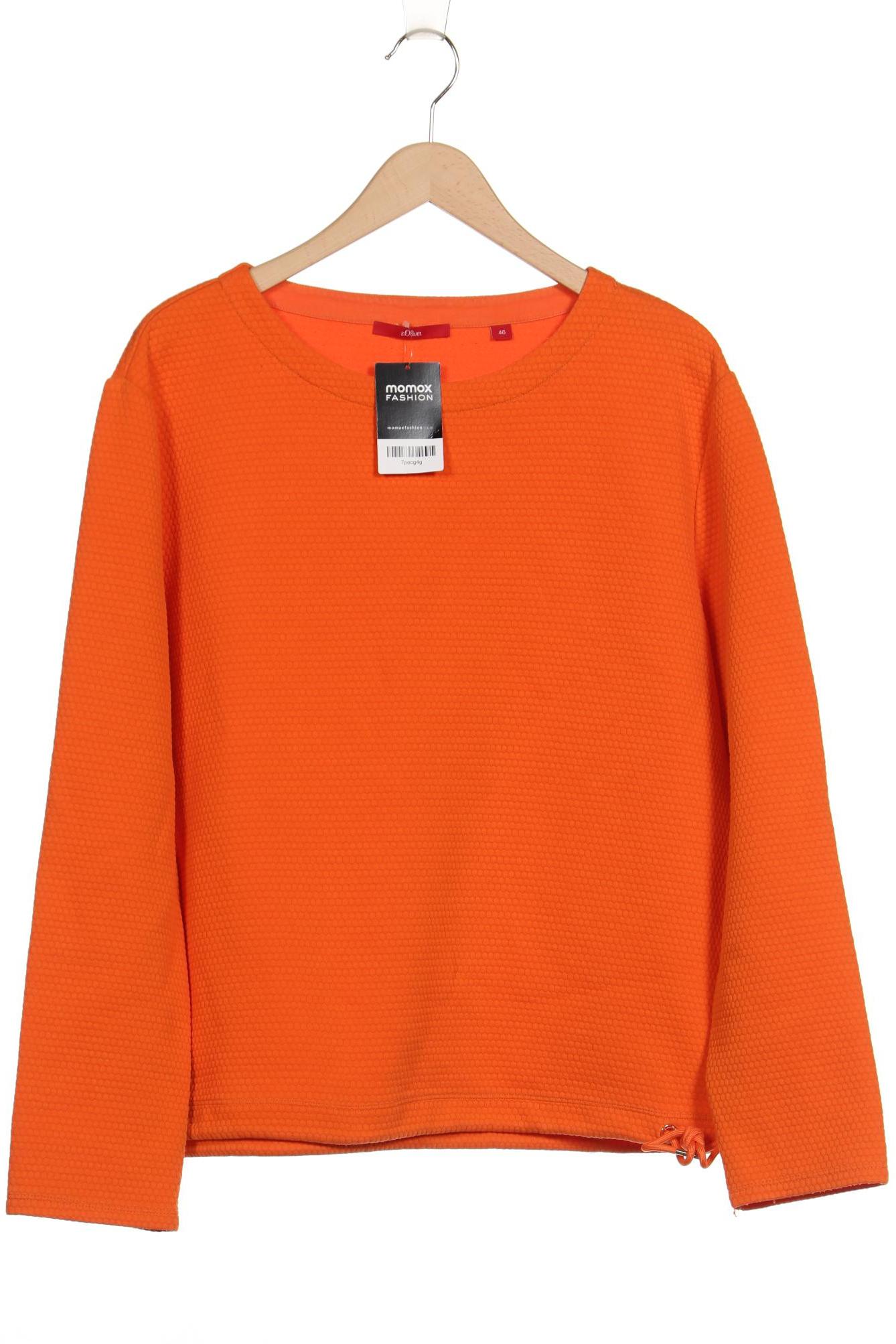 

s.Oliver Damen Sweatshirt, orange, Gr. 46