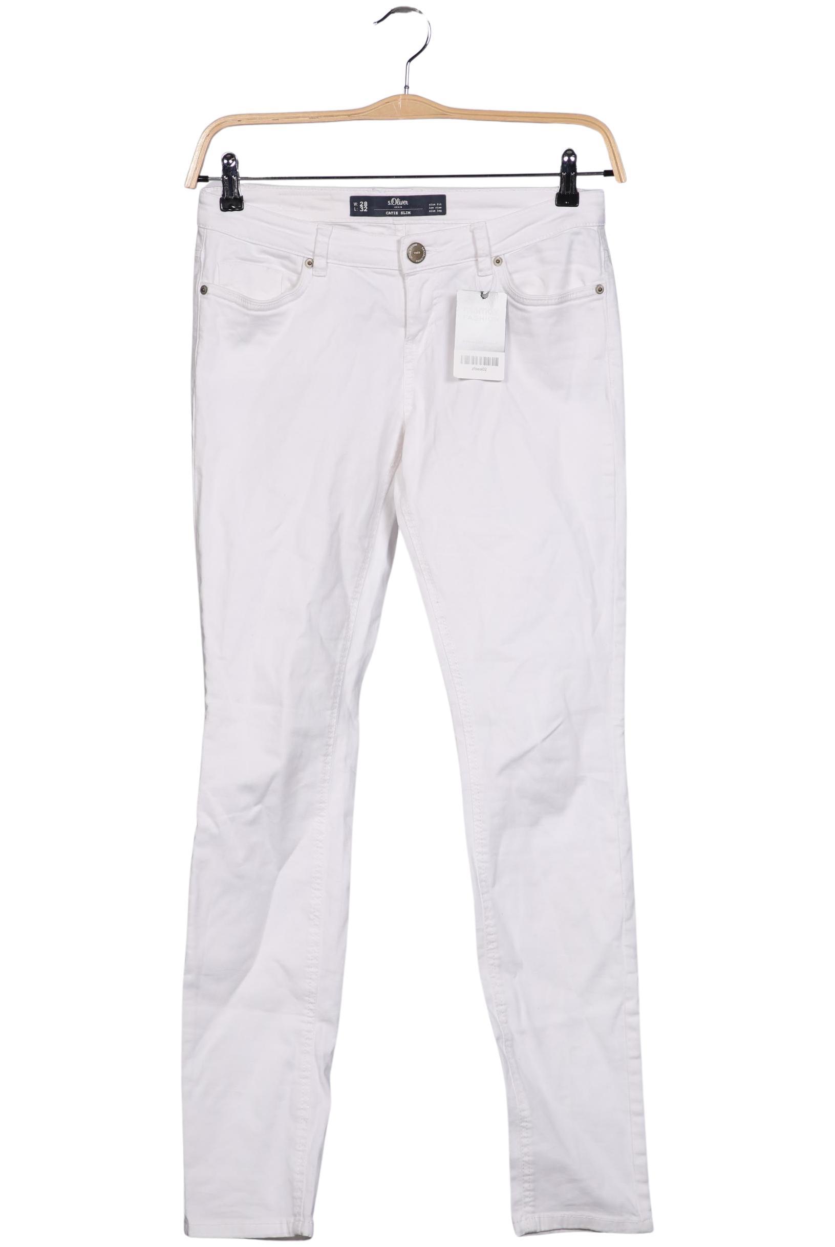 

s.Oliver Damen Jeans, weiß, Gr. 28