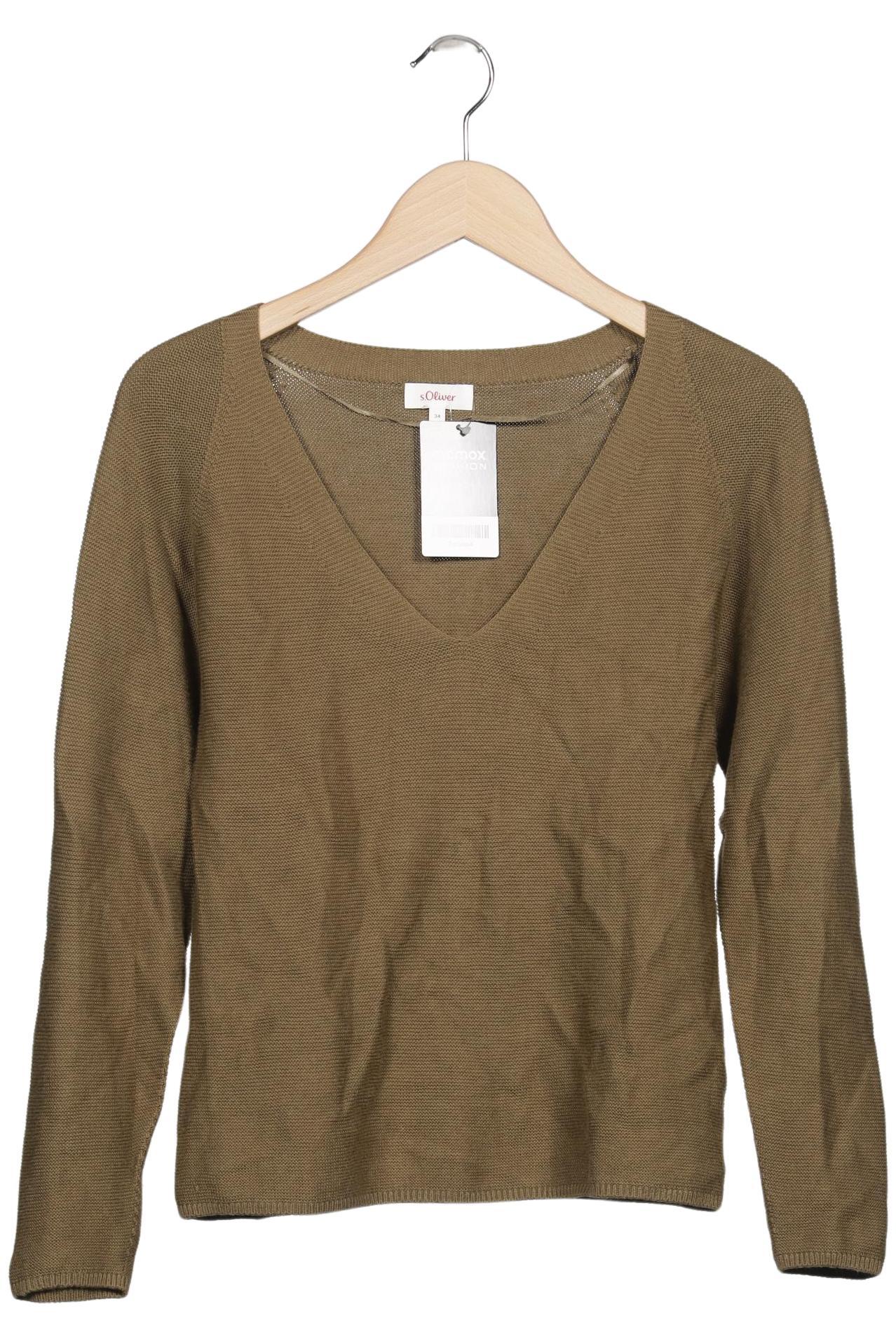 

s.Oliver Damen Pullover, grün, Gr. 34