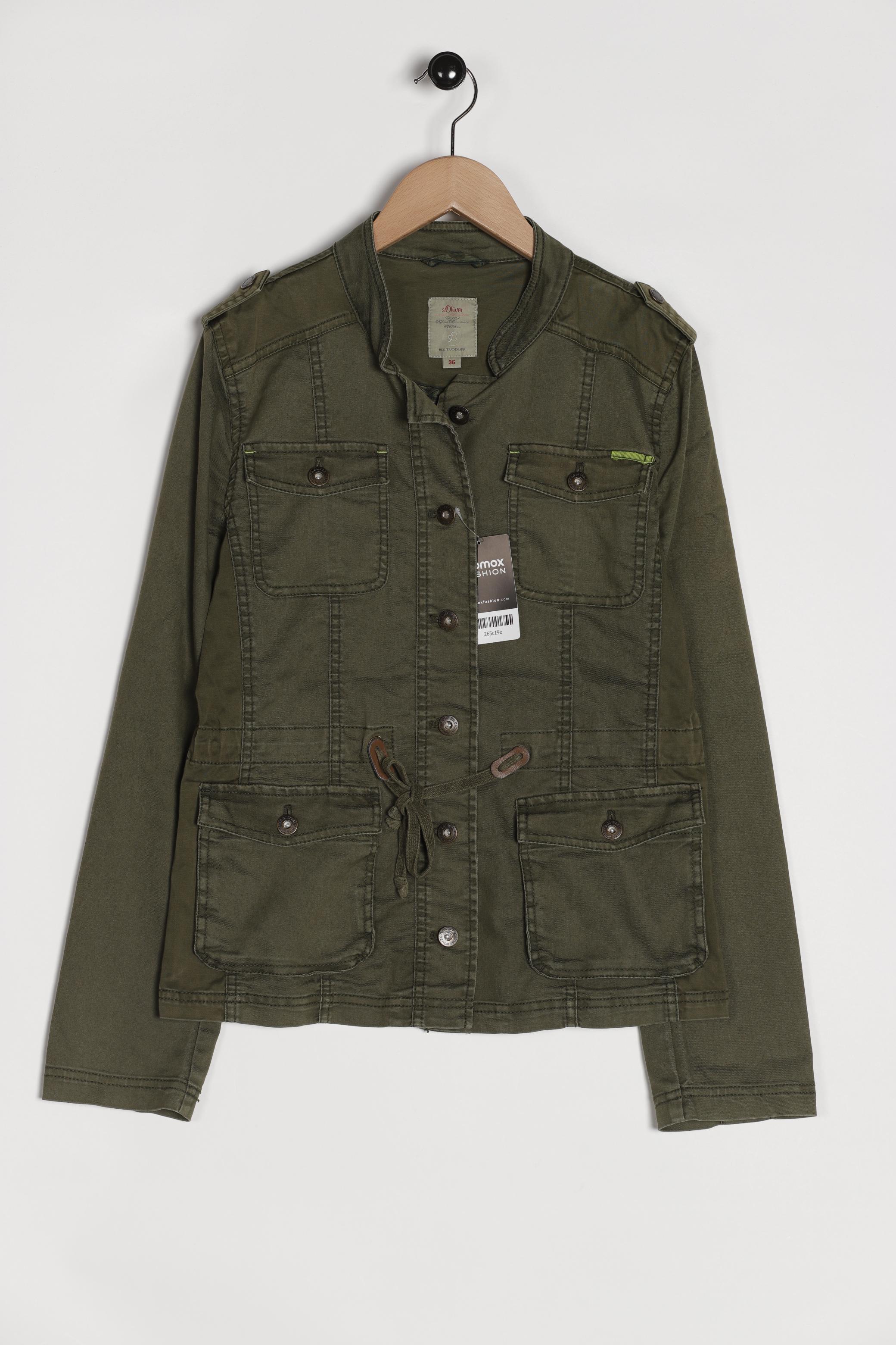 

s.Oliver Damen Jacke, grün, Gr. 36