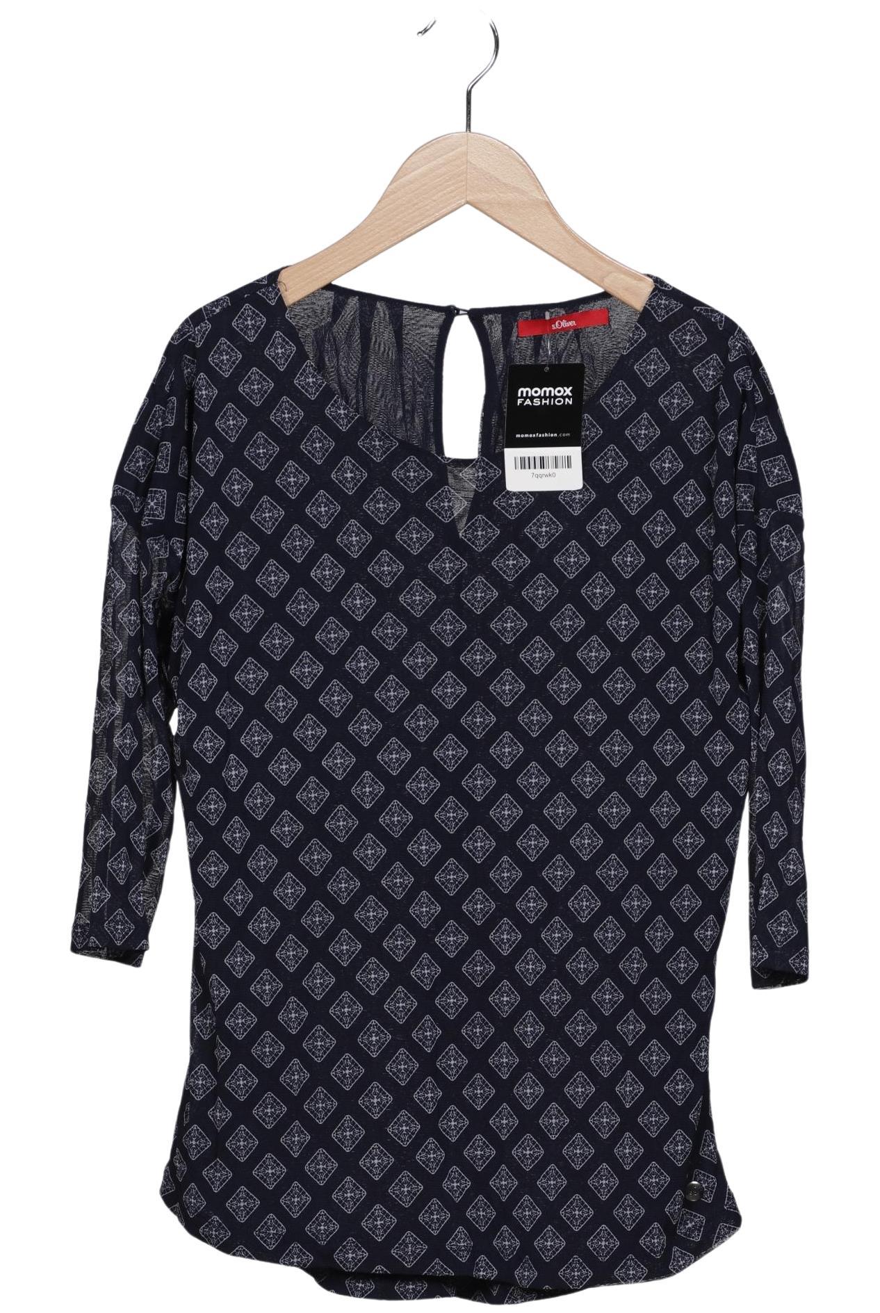 

s.Oliver Damen Bluse, marineblau, Gr. 42