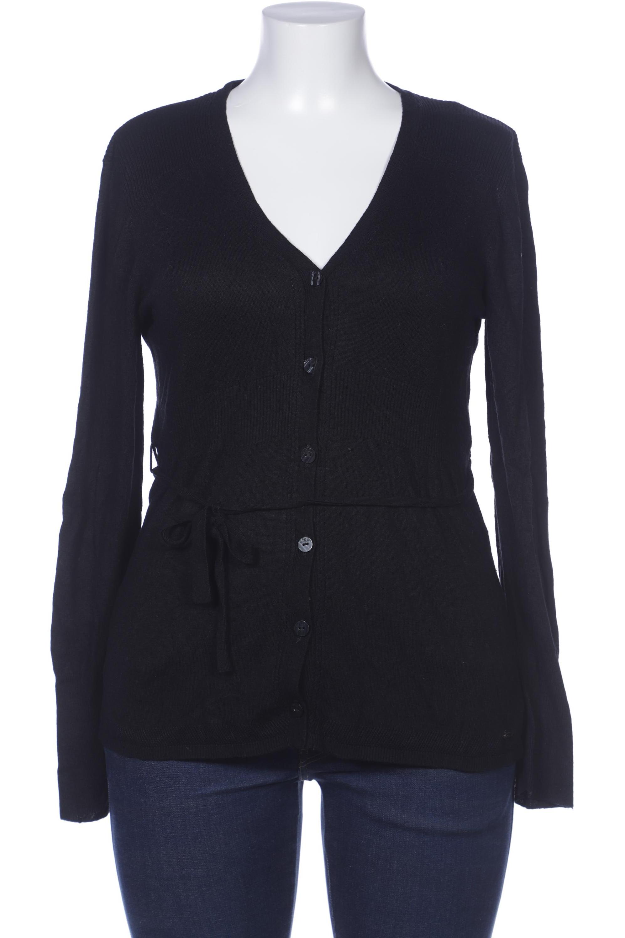 

s.Oliver Damen Strickjacke, schwarz, Gr. 46