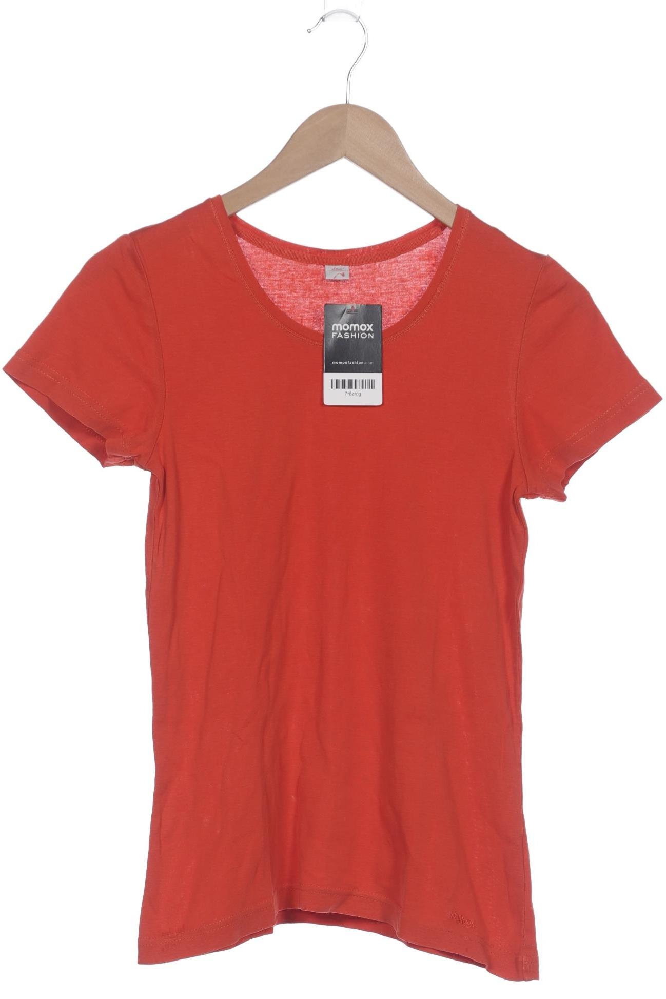 

s.Oliver Damen T-Shirt, orange, Gr. 36