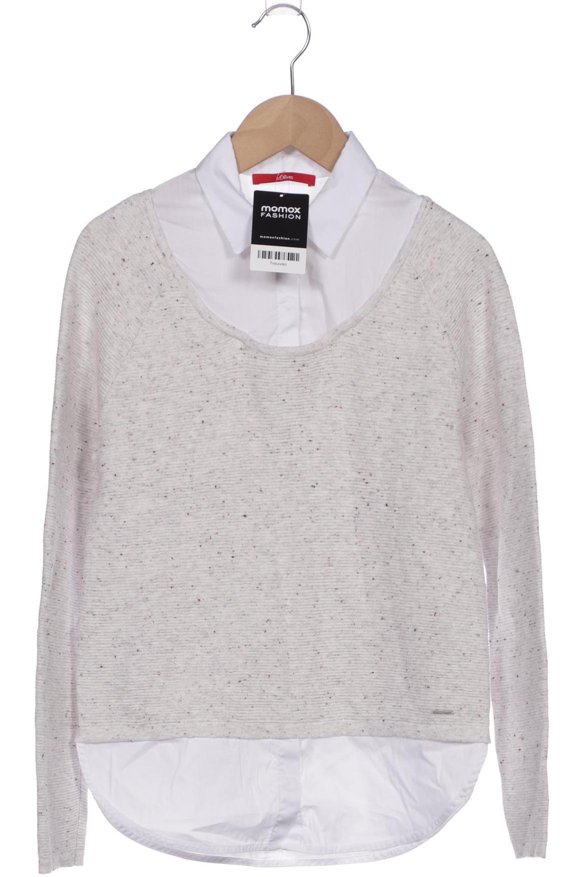 

s.Oliver Damen Pullover, weiß, Gr. 32