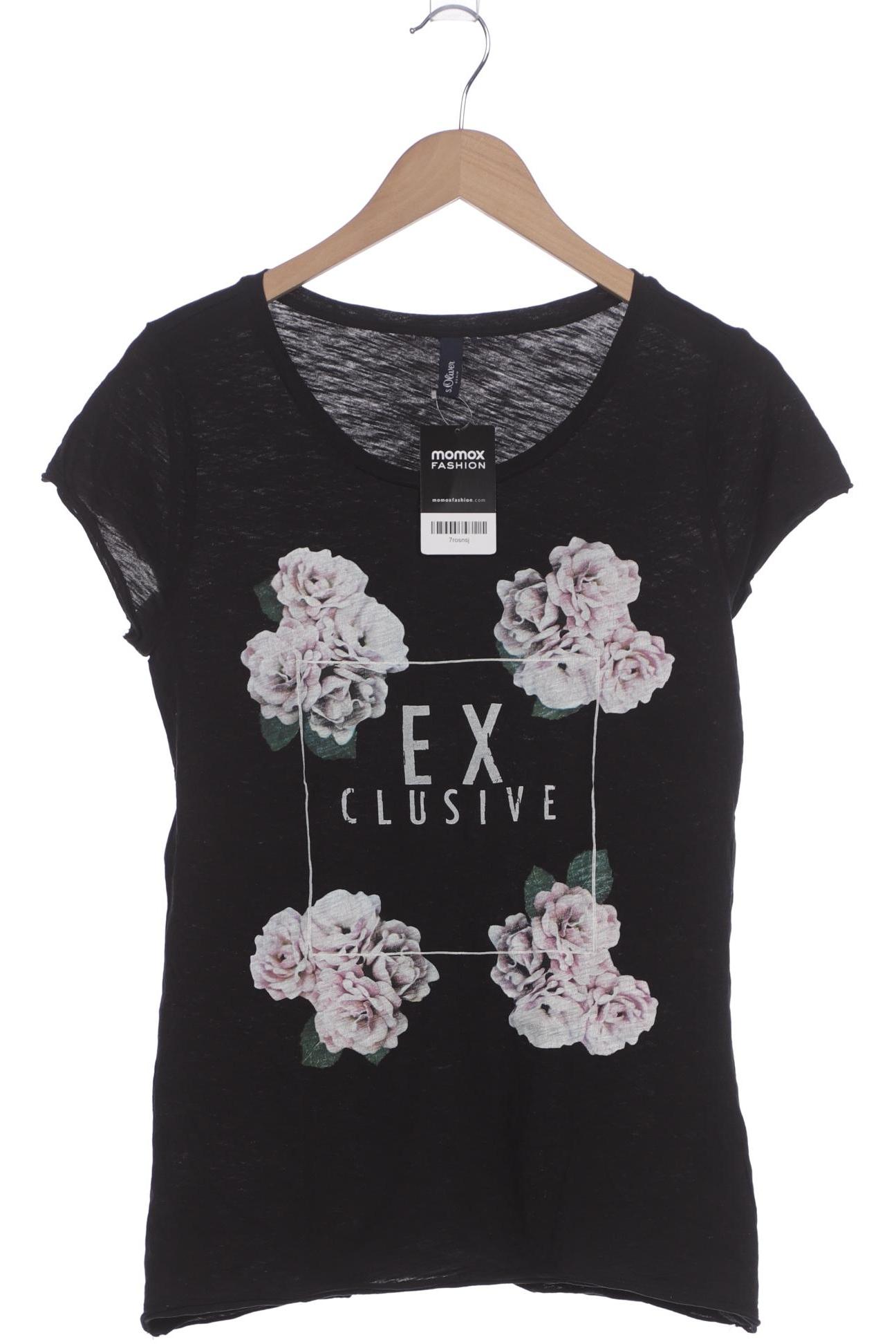 

s.Oliver Damen T-Shirt, schwarz, Gr. 42