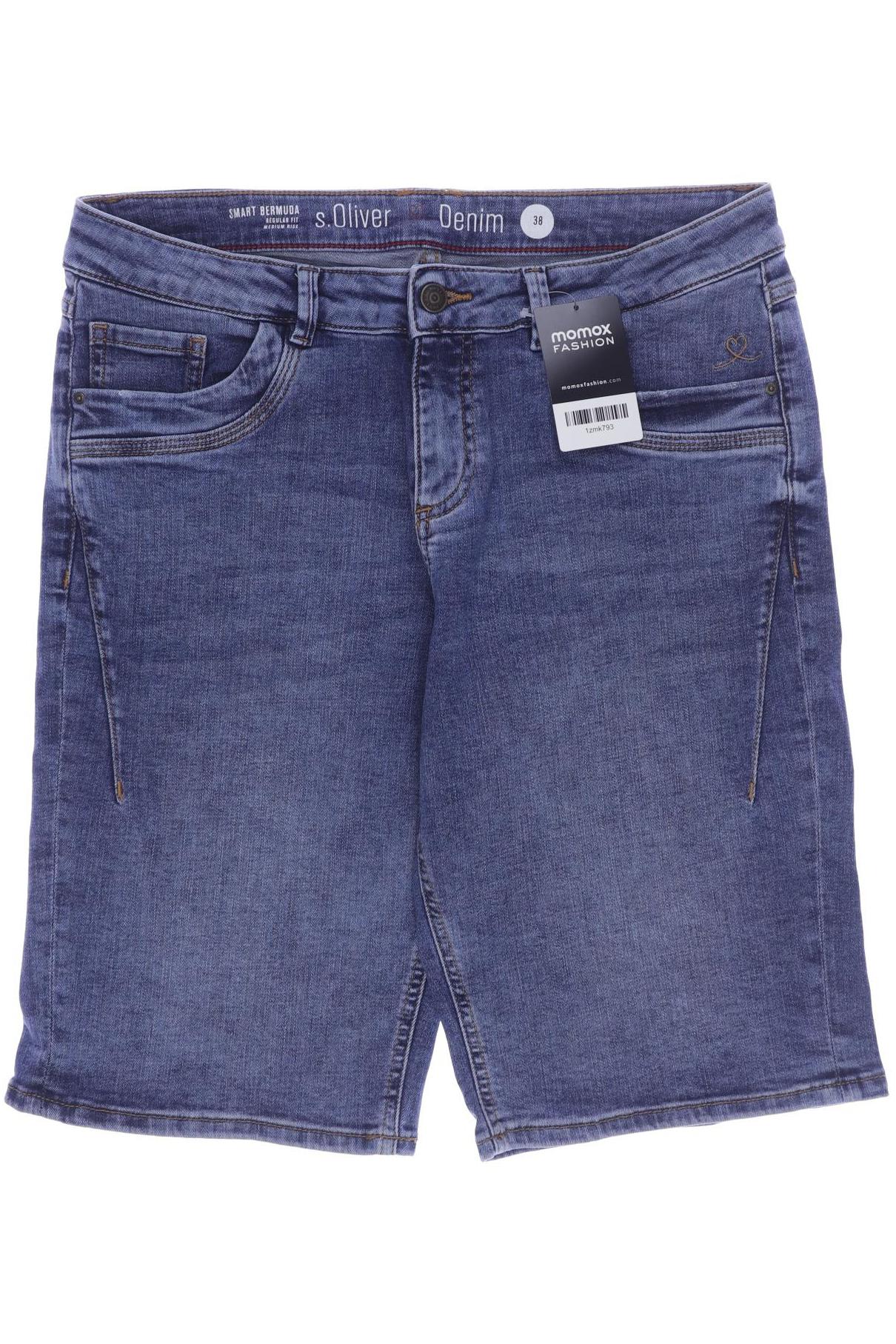 

s.Oliver Damen Shorts, blau, Gr. 38