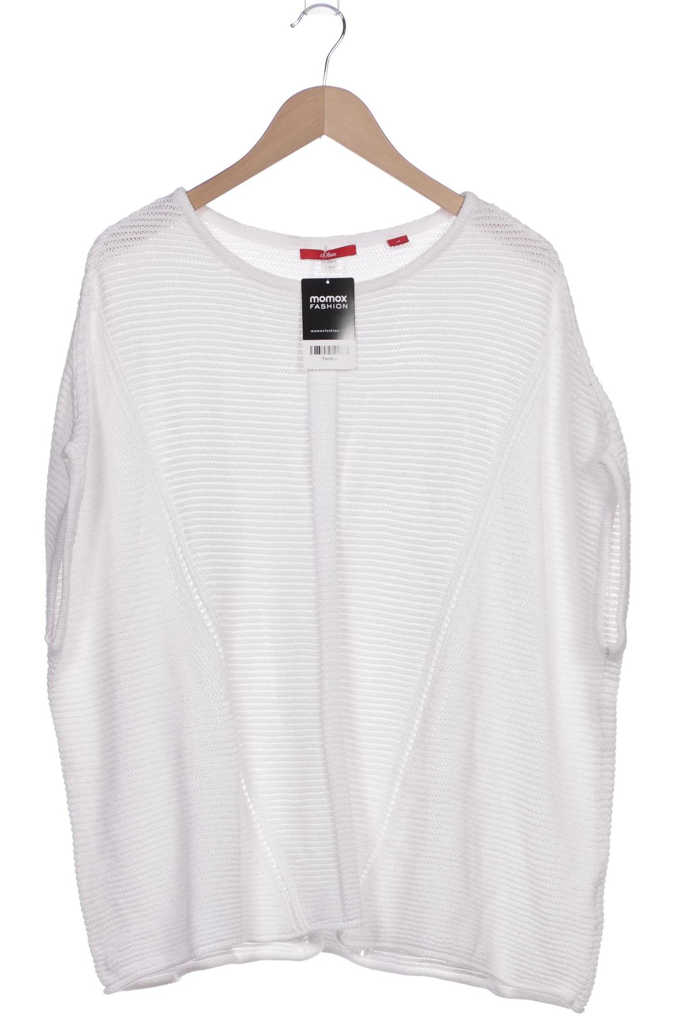 

s.Oliver Damen Pullover, weiß, Gr. 38