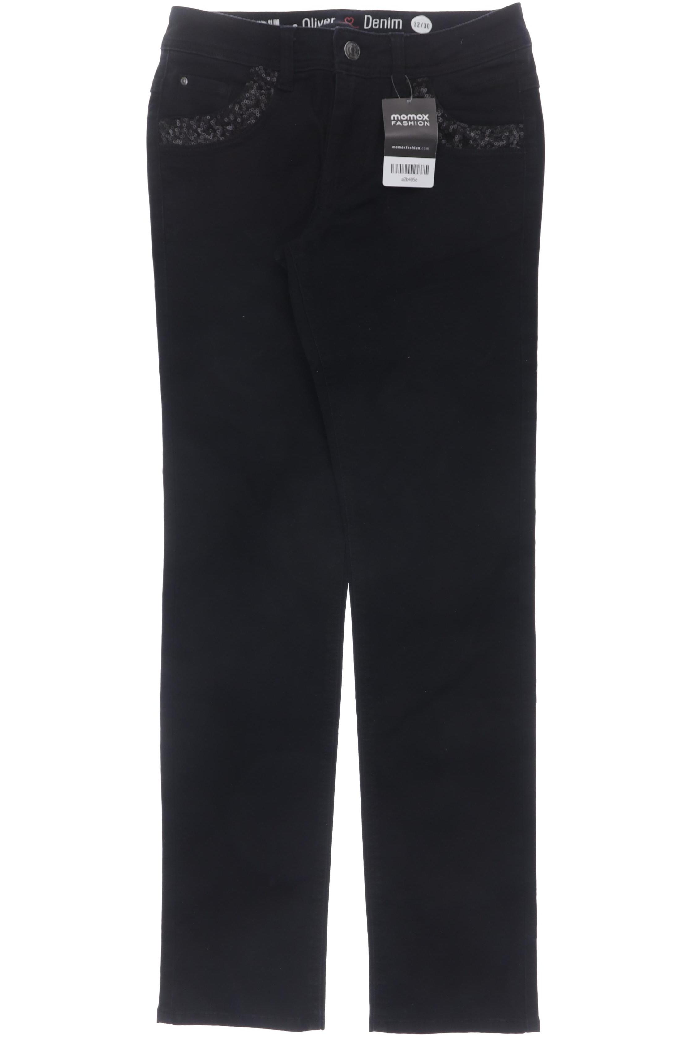 

s.Oliver Damen Jeans, schwarz, Gr. 32