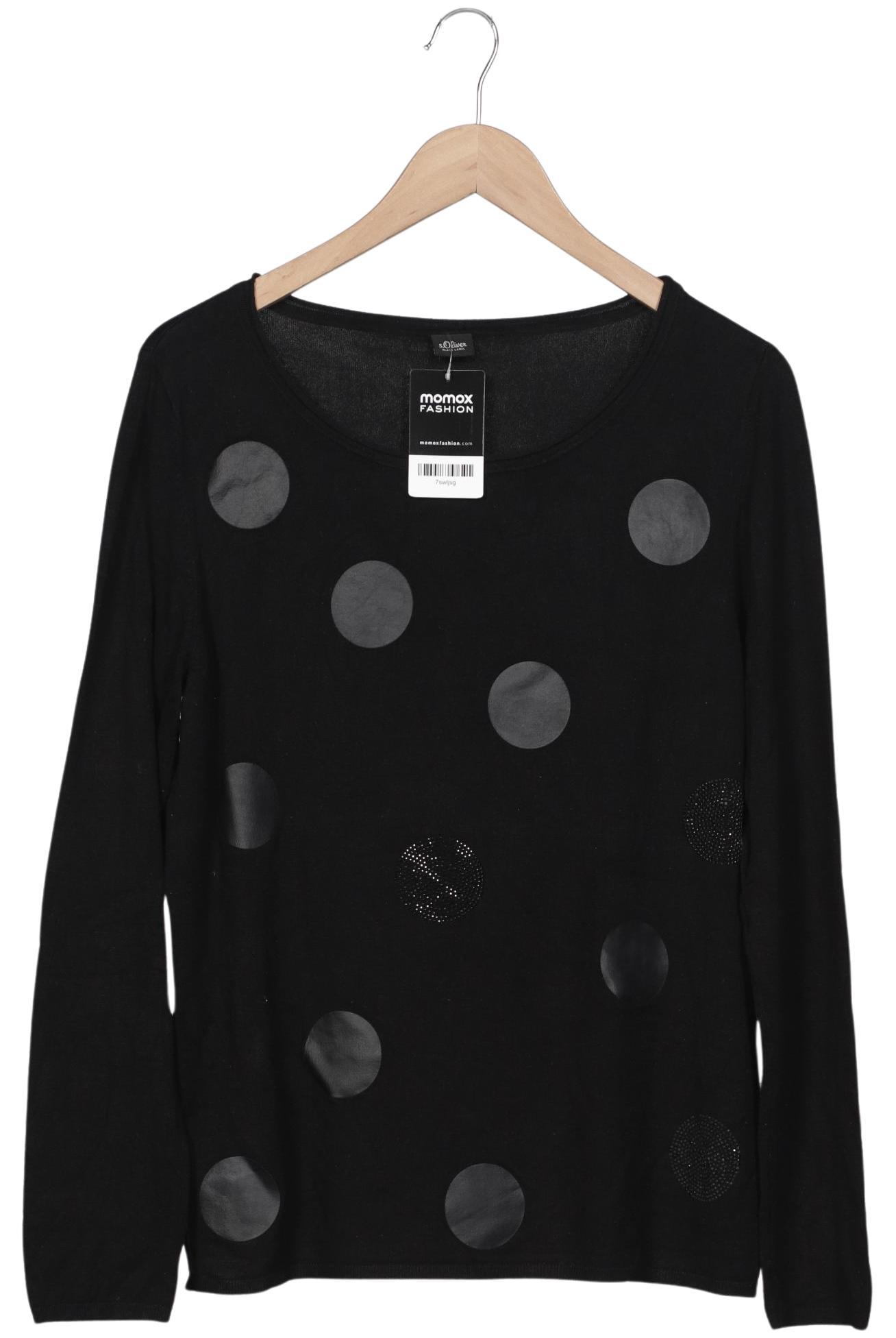 

s.Oliver Damen Pullover, schwarz, Gr. 44